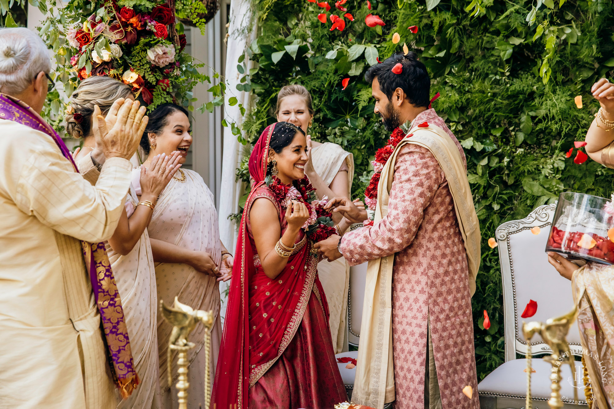 Seattle Hindu wedding by Seattle wedding photographer James Thomas Long Photography