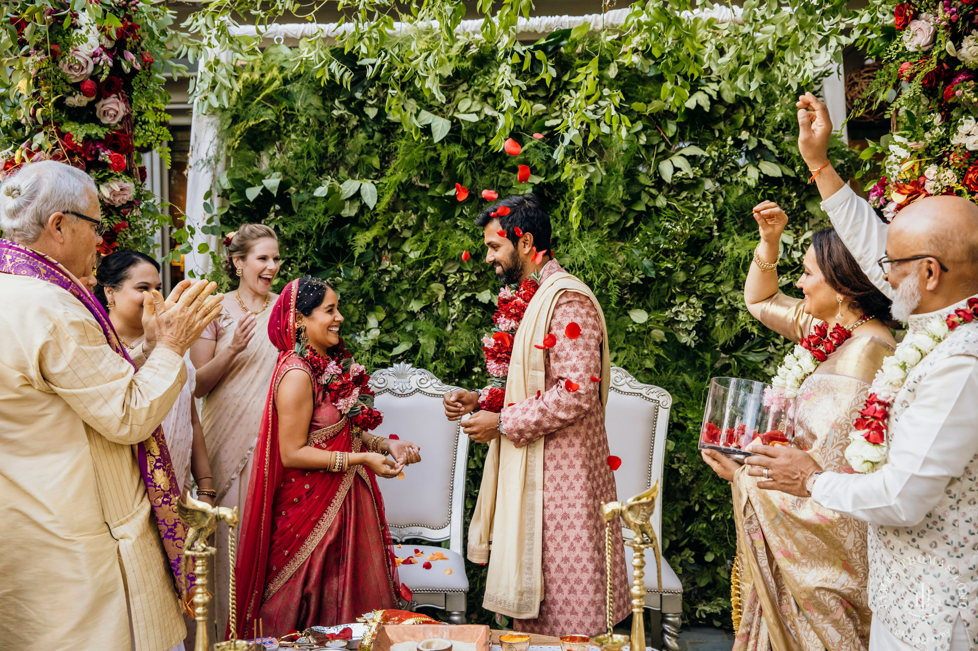 Seattle Hindu wedding by Seattle wedding photographer James Thomas Long Photography