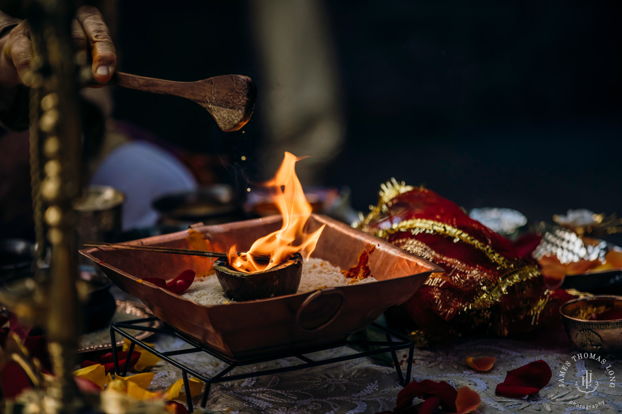 Seattle Hindu wedding by Seattle wedding photographer James Thomas Long Photography