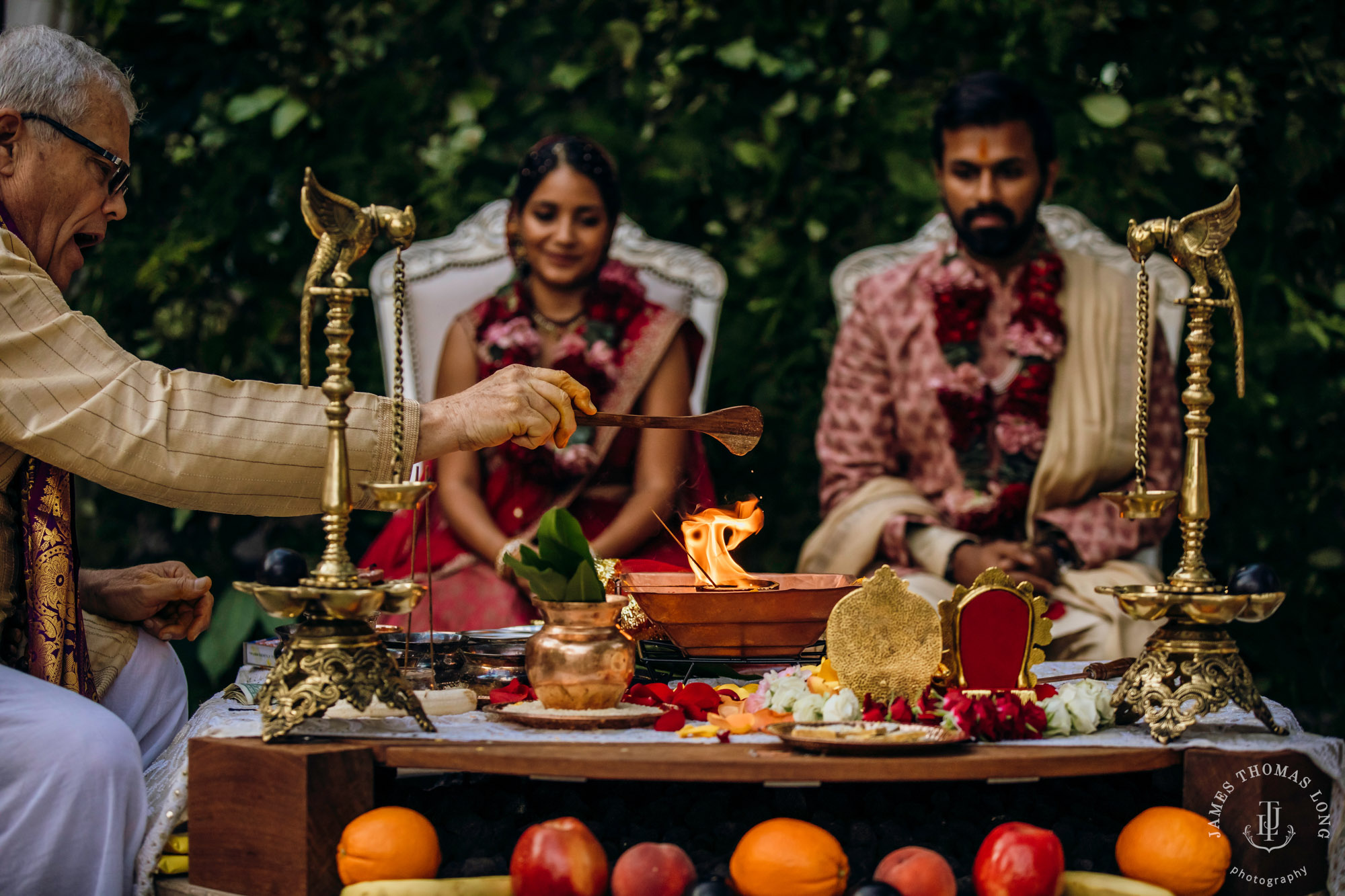 Seattle Hindu wedding by Seattle wedding photographer James Thomas Long Photography