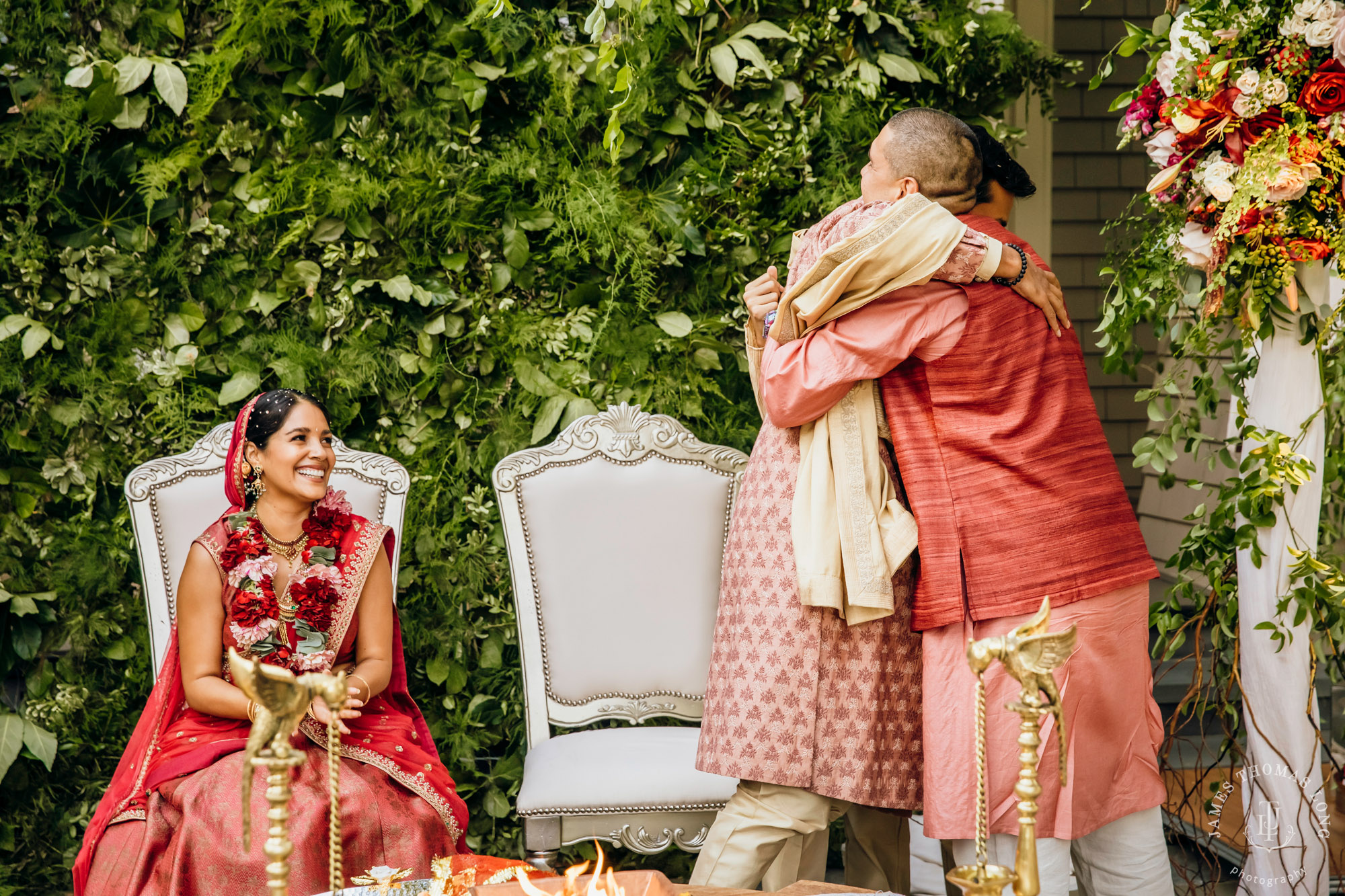 Seattle Hindu wedding by Seattle wedding photographer James Thomas Long Photography