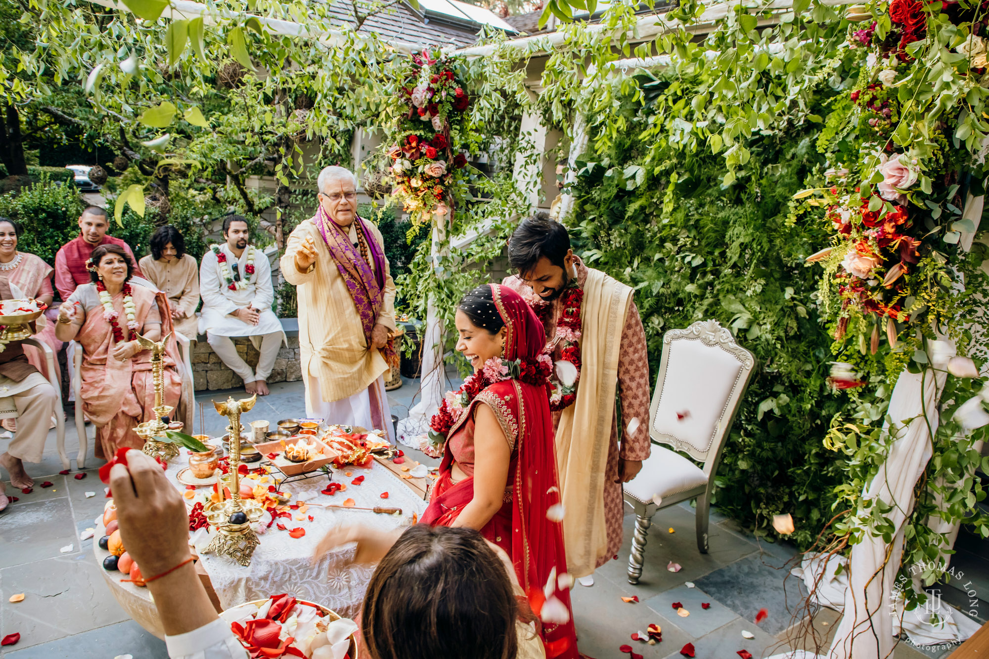 Seattle Hindu wedding by Seattle wedding photographer James Thomas Long Photography