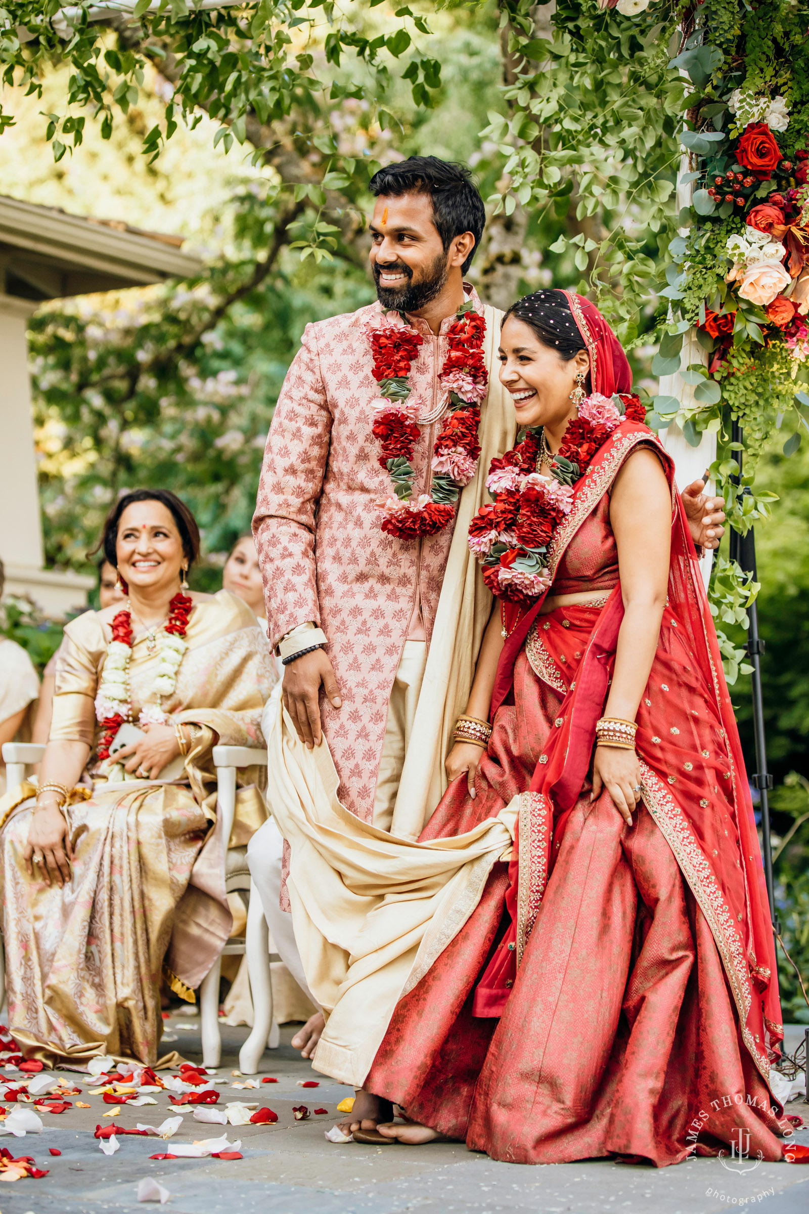 Seattle Hindu wedding by Seattle wedding photographer James Thomas Long Photography