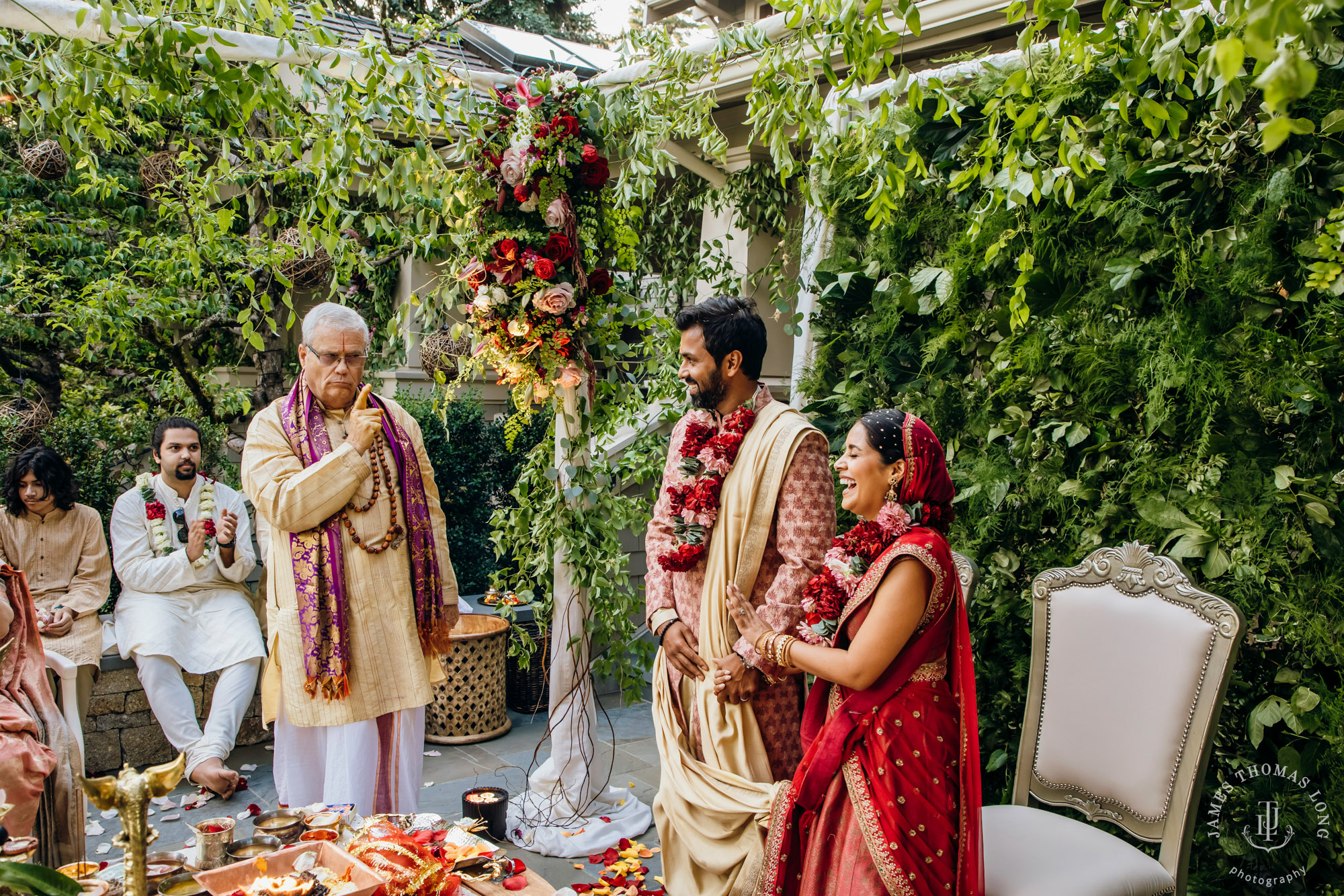 Seattle Hindu wedding by Seattle wedding photographer James Thomas Long Photography