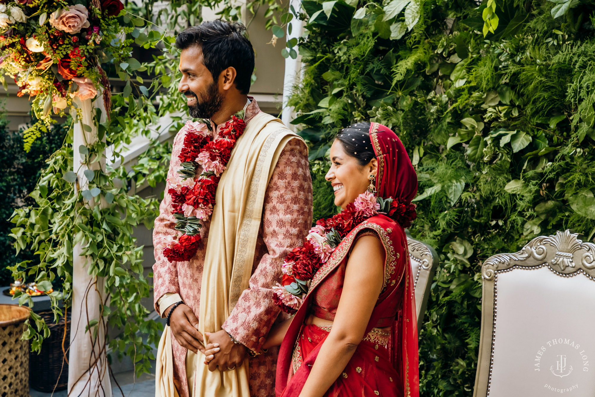 Seattle Hindu wedding by Seattle wedding photographer James Thomas Long Photography