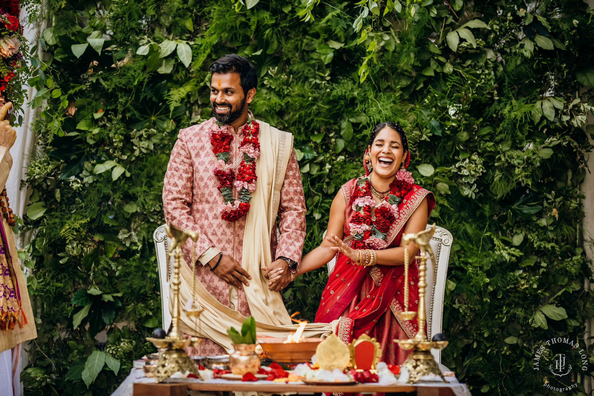 Seattle Hindu wedding by Seattle wedding photographer James Thomas Long Photography