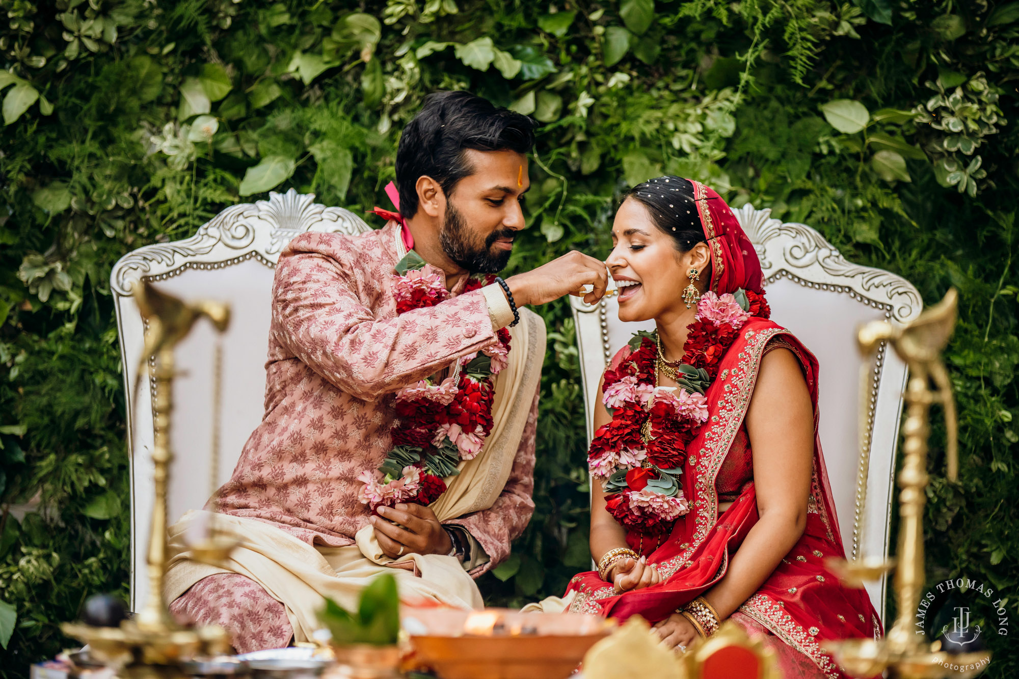 Seattle Hindu wedding by Seattle wedding photographer James Thomas Long Photography