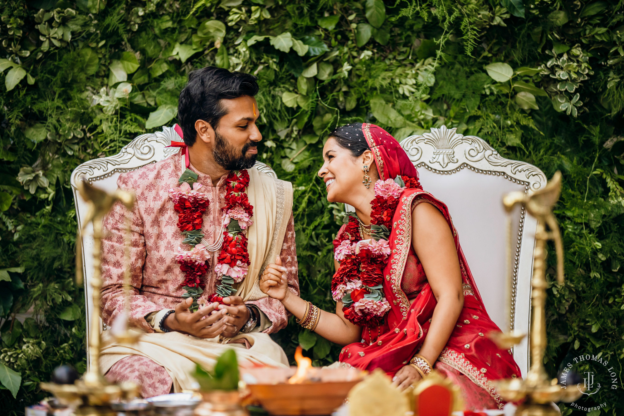 Seattle Hindu wedding by Seattle wedding photographer James Thomas Long Photography