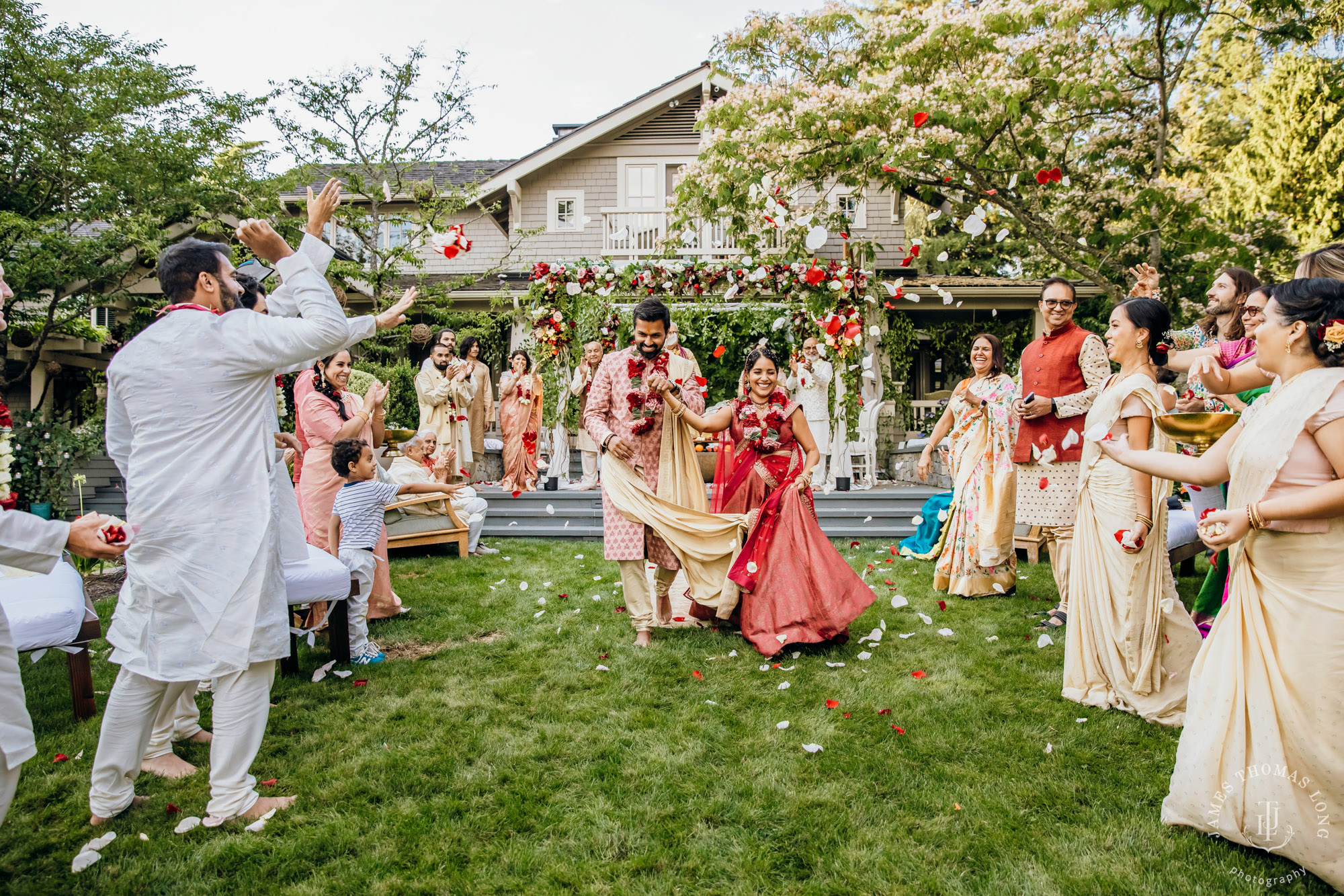 Seattle Hindu wedding by Seattle wedding photographer James Thomas Long Photography