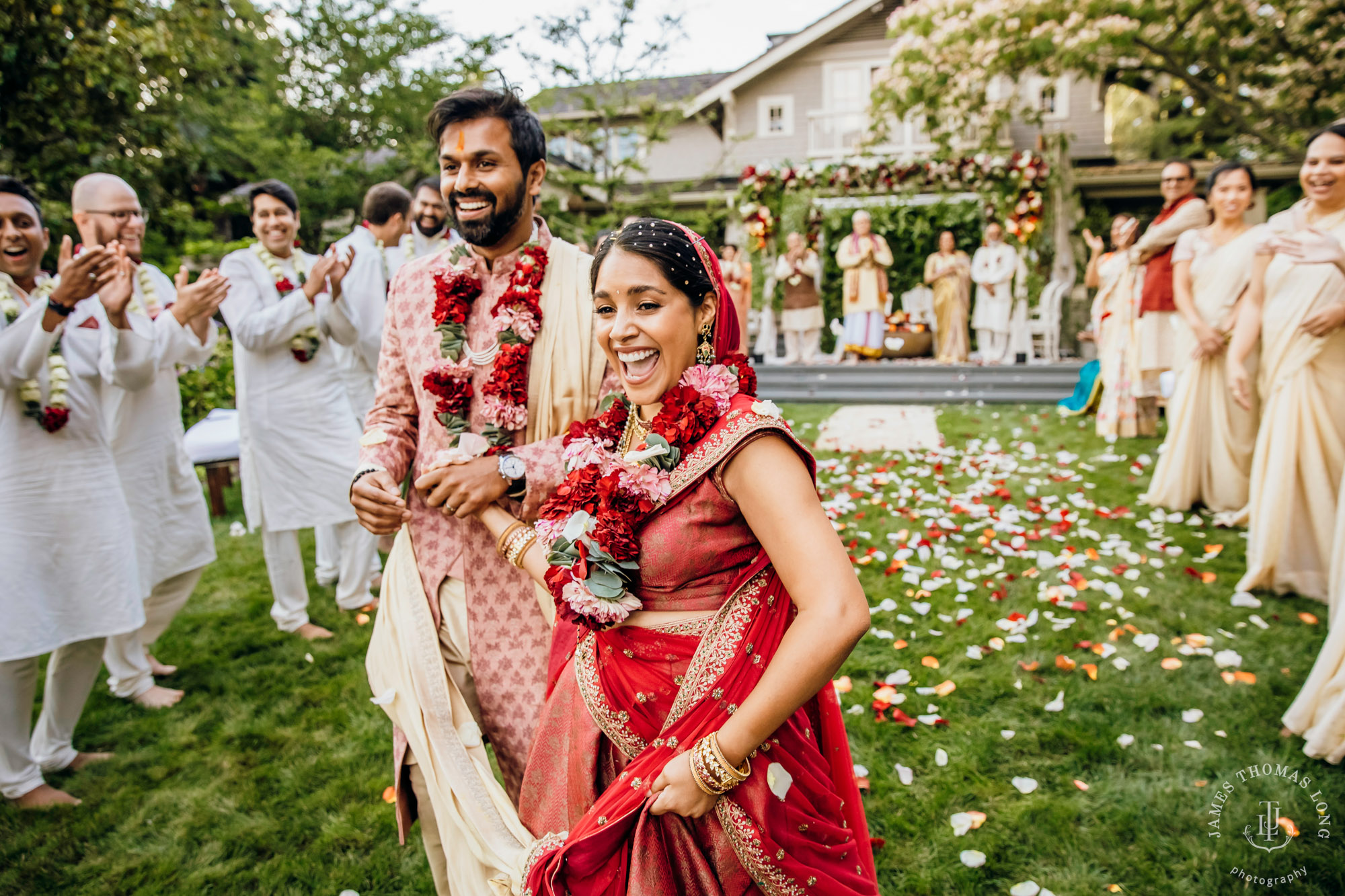 Seattle Hindu wedding by Seattle wedding photographer James Thomas Long Photography