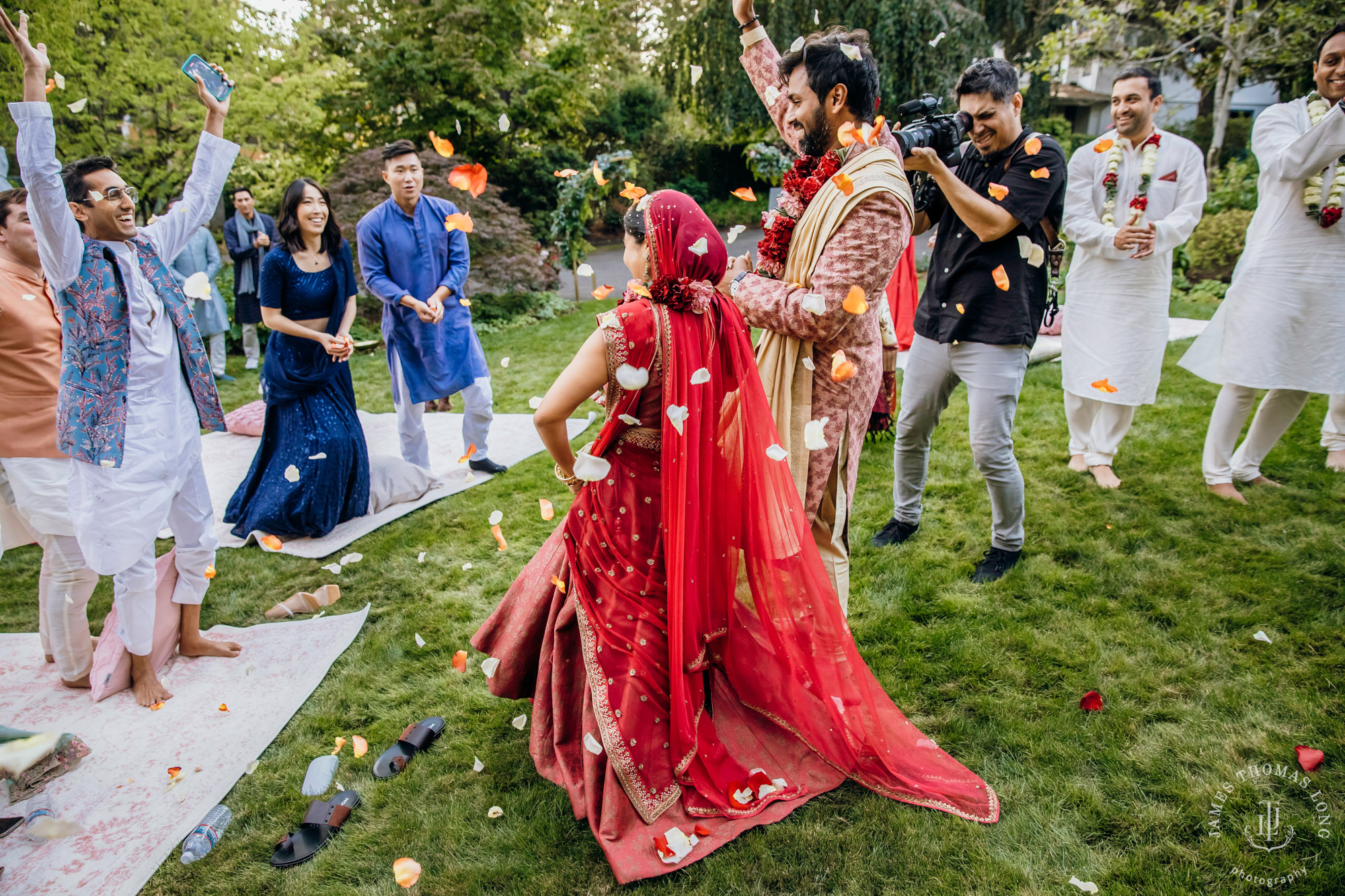 Seattle Hindu wedding by Seattle wedding photographer James Thomas Long Photography