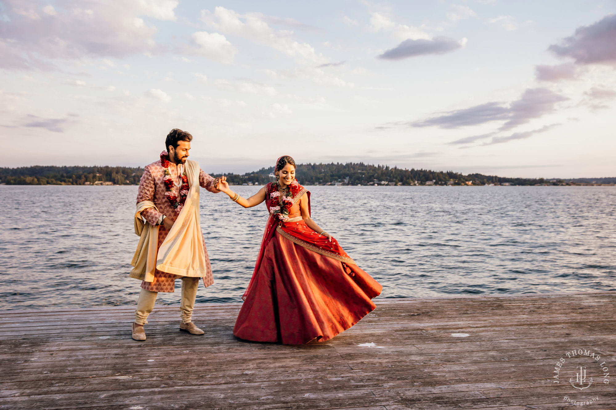 Seattle Hindu wedding by Seattle wedding photographer James Thomas Long Photography