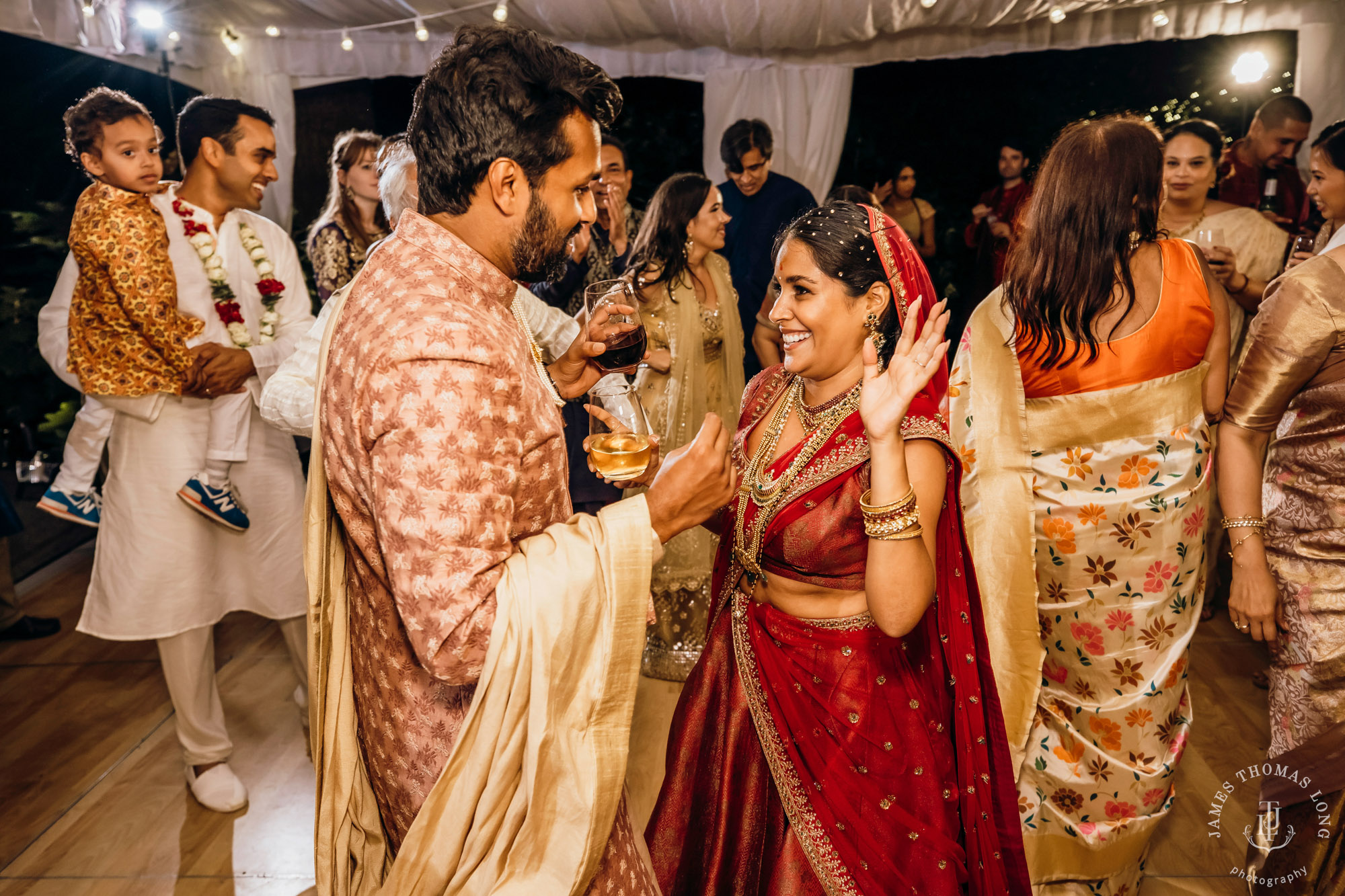 Seattle Hindu wedding by Seattle wedding photographer James Thomas Long Photography