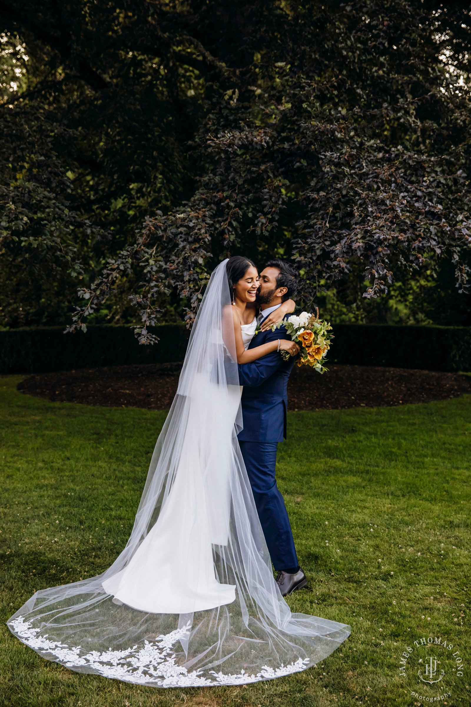 Bloedel Reserve Bainbridge Island wedding by Seattle wedding photographer James Thomas Long Photography