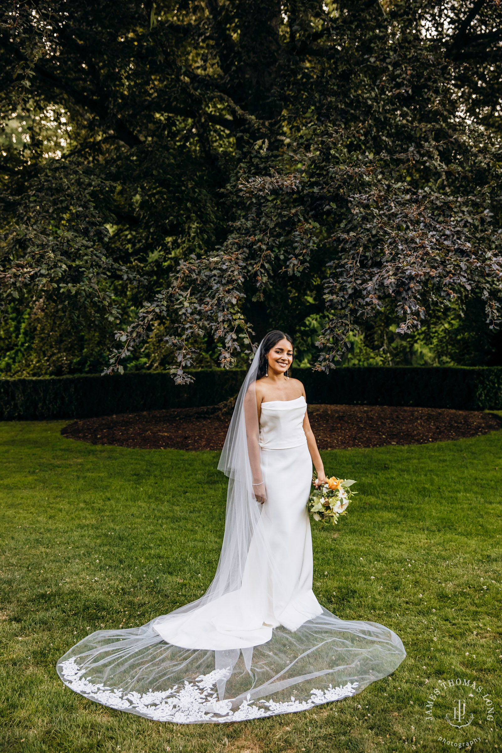 Bloedel Reserve Bainbridge Island wedding by Seattle wedding photographer James Thomas Long Photography