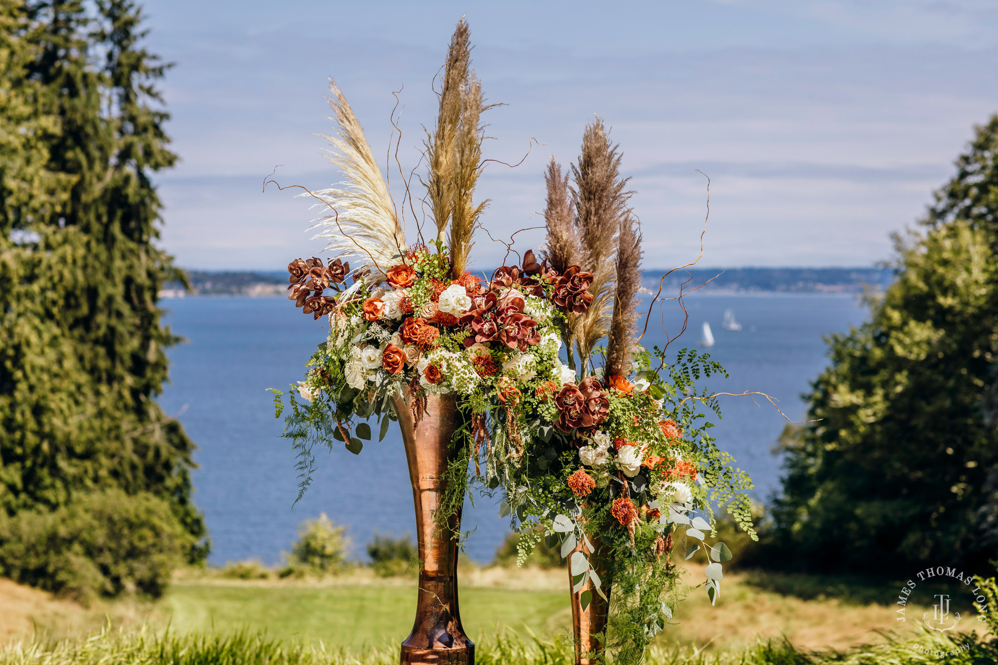 Bloedel Reserve Bainbridge Island wedding by Seattle wedding photographer James Thomas Long Photography