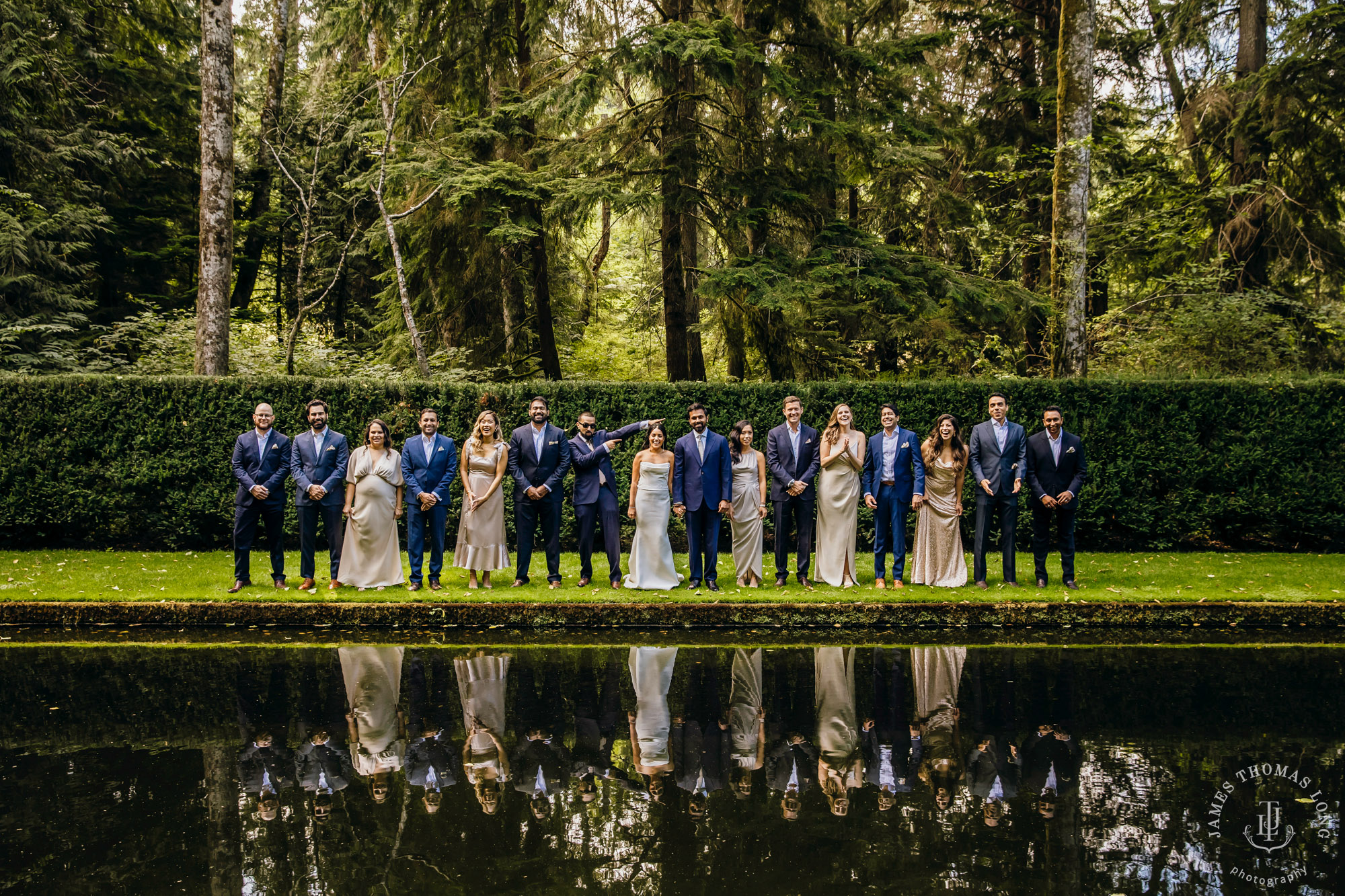 Bloedel Reserve Bainbridge Island wedding by Seattle wedding photographer James Thomas Long Photography