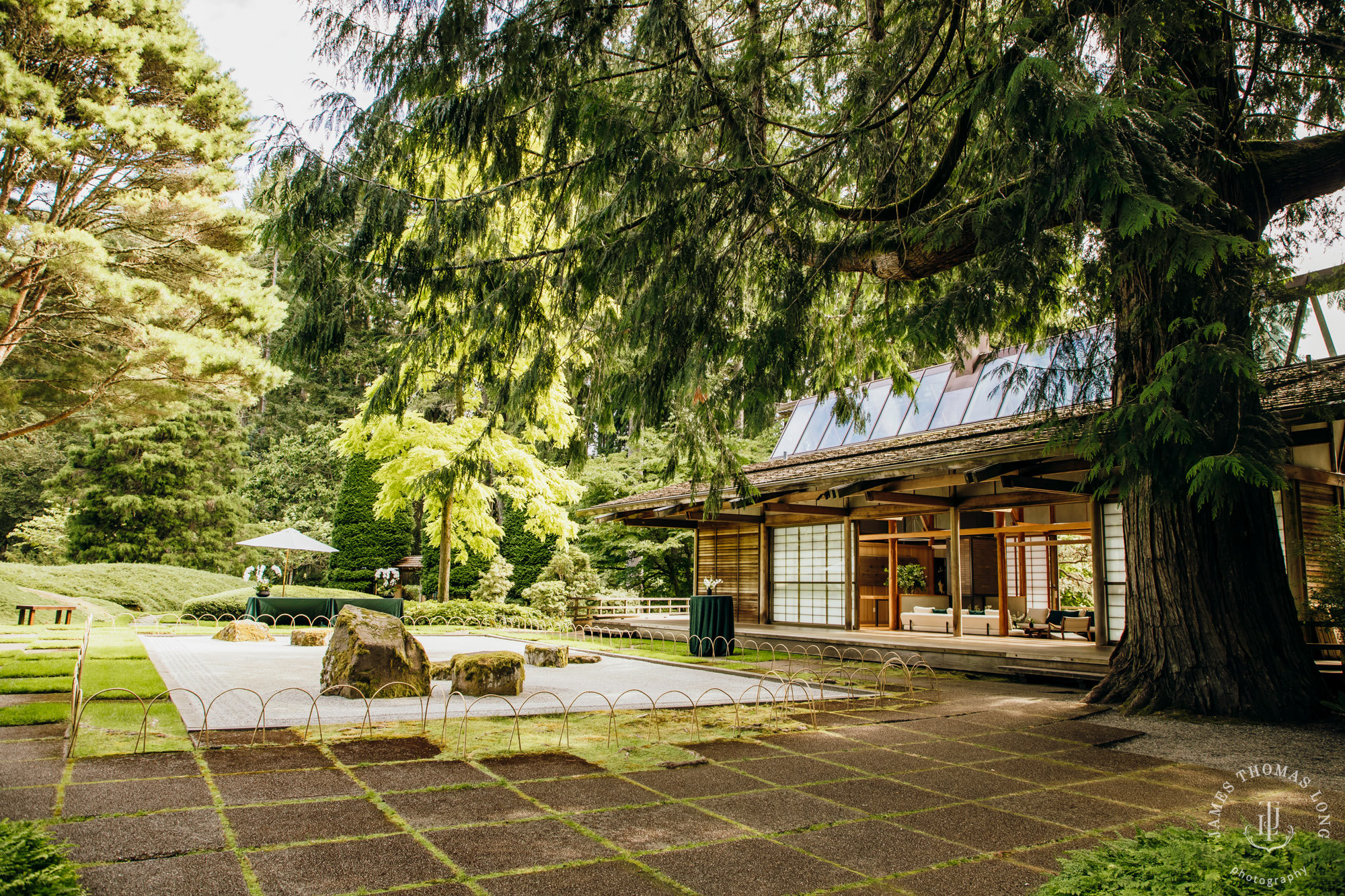 Bloedel Reserve Bainbridge Island wedding by Seattle wedding photographer James Thomas Long Photography