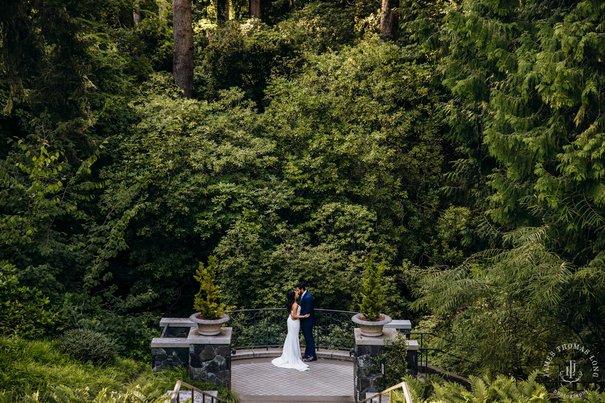 Bloedel Reserve Bainbridge Island wedding by Seattle wedding photographer James Thomas Long Photography