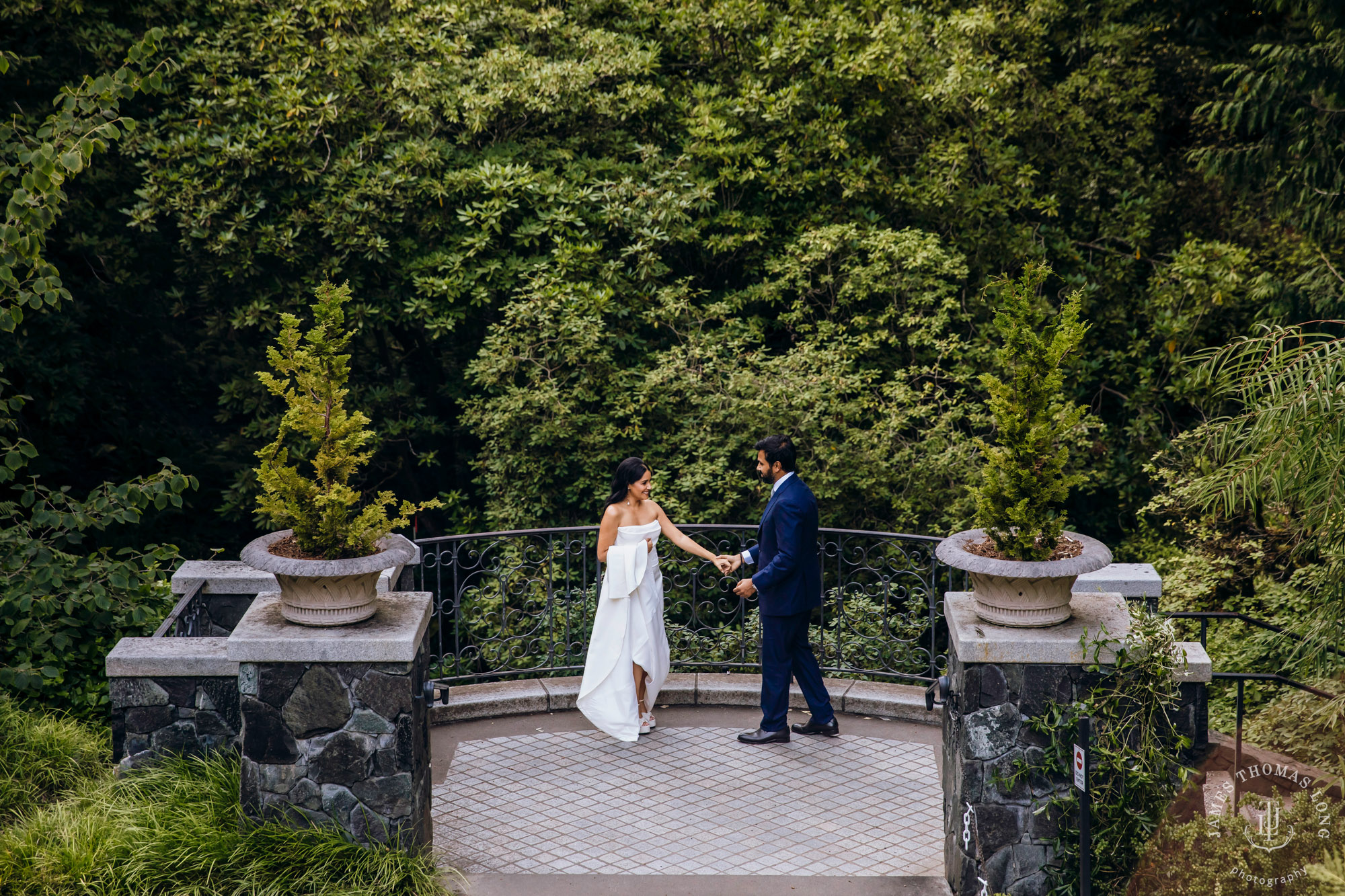 Bloedel Reserve Bainbridge Island wedding by Seattle wedding photographer James Thomas Long Photography