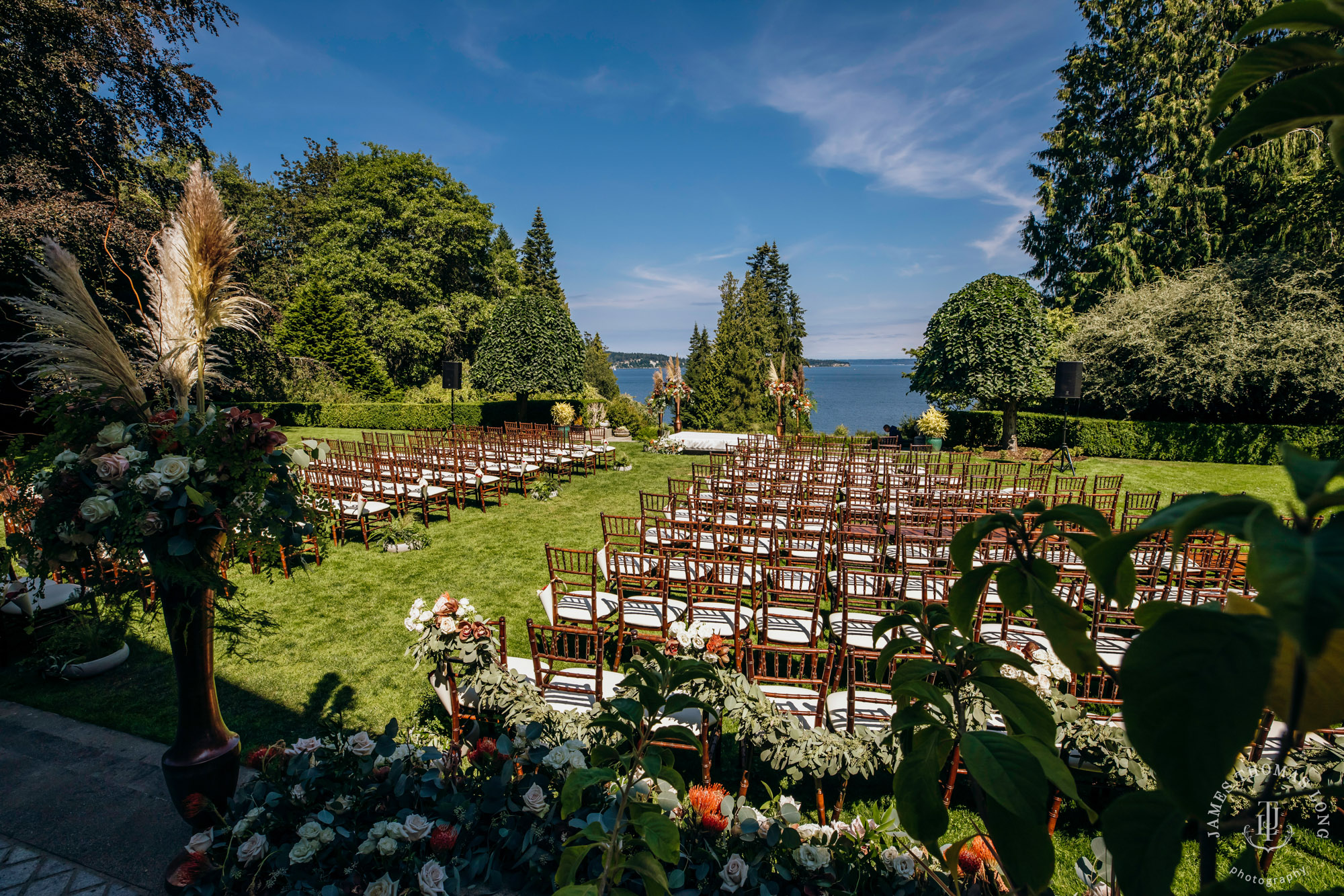 Bloedel Reserve Bainbridge Island wedding by Seattle wedding photographer James Thomas Long Photography