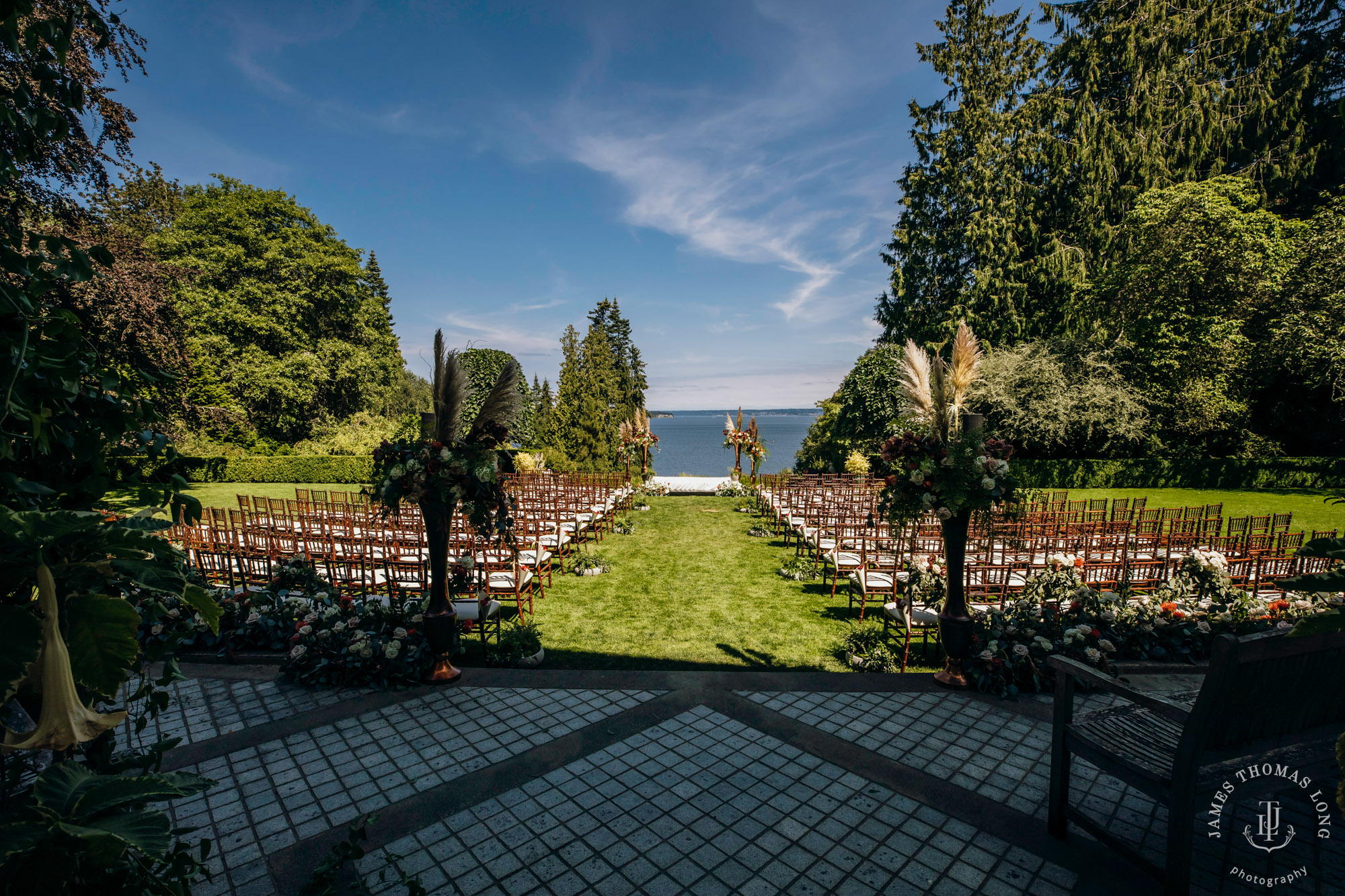 Bloedel Reserve Bainbridge Island wedding by Seattle wedding photographer James Thomas Long Photography