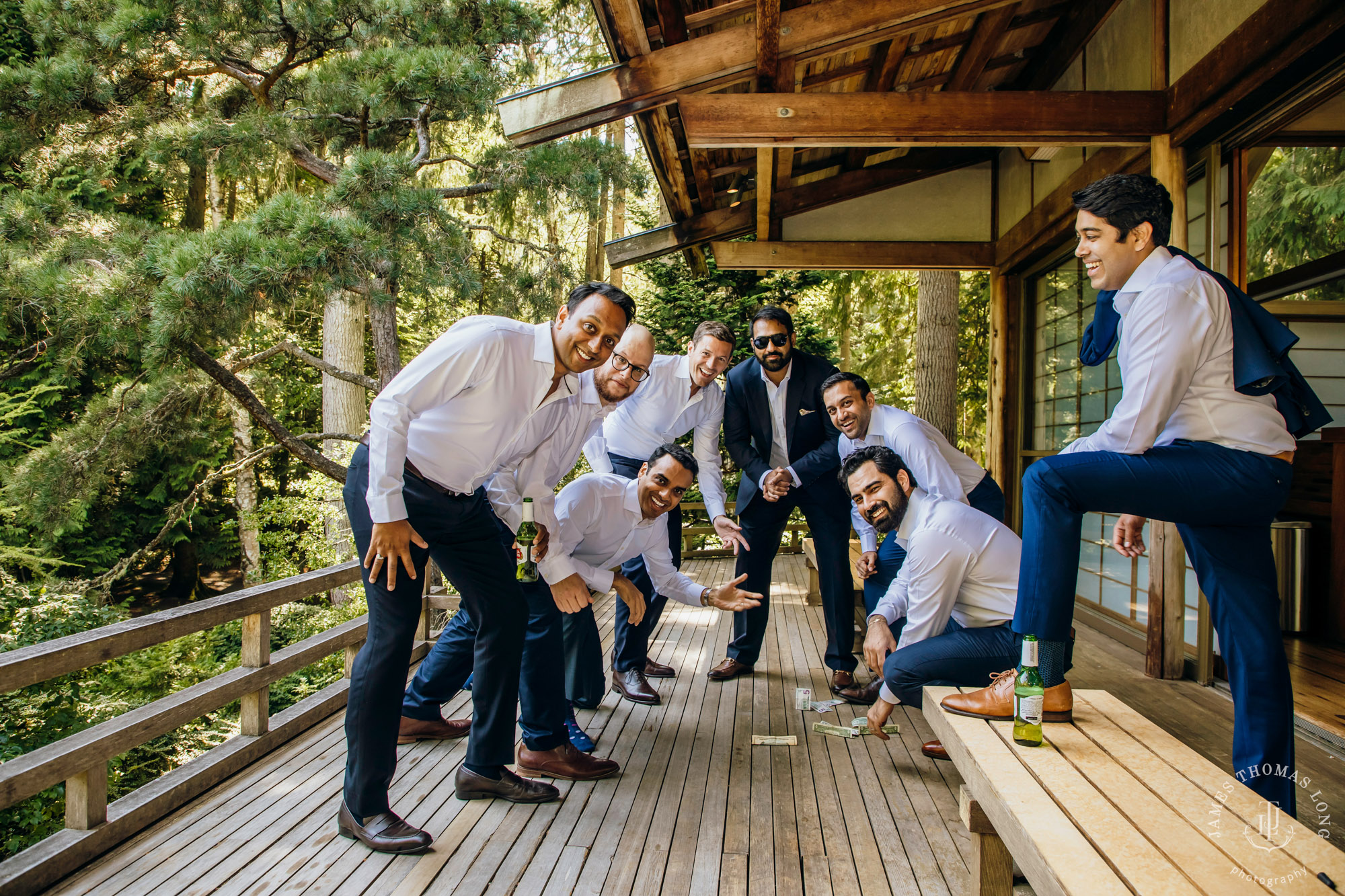 Bloedel Reserve Bainbridge Island wedding by Seattle wedding photographer James Thomas Long Photography