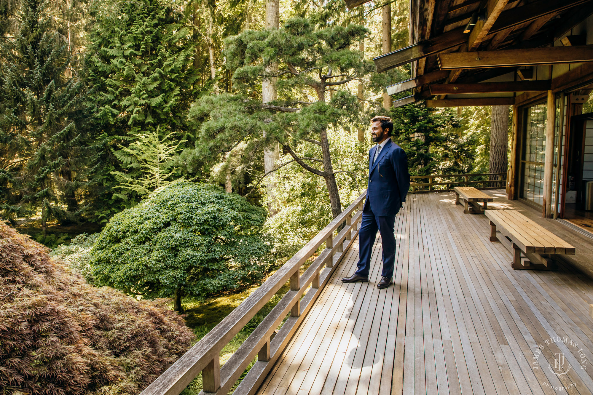 Bloedel Reserve Bainbridge Island wedding by Seattle wedding photographer James Thomas Long Photography