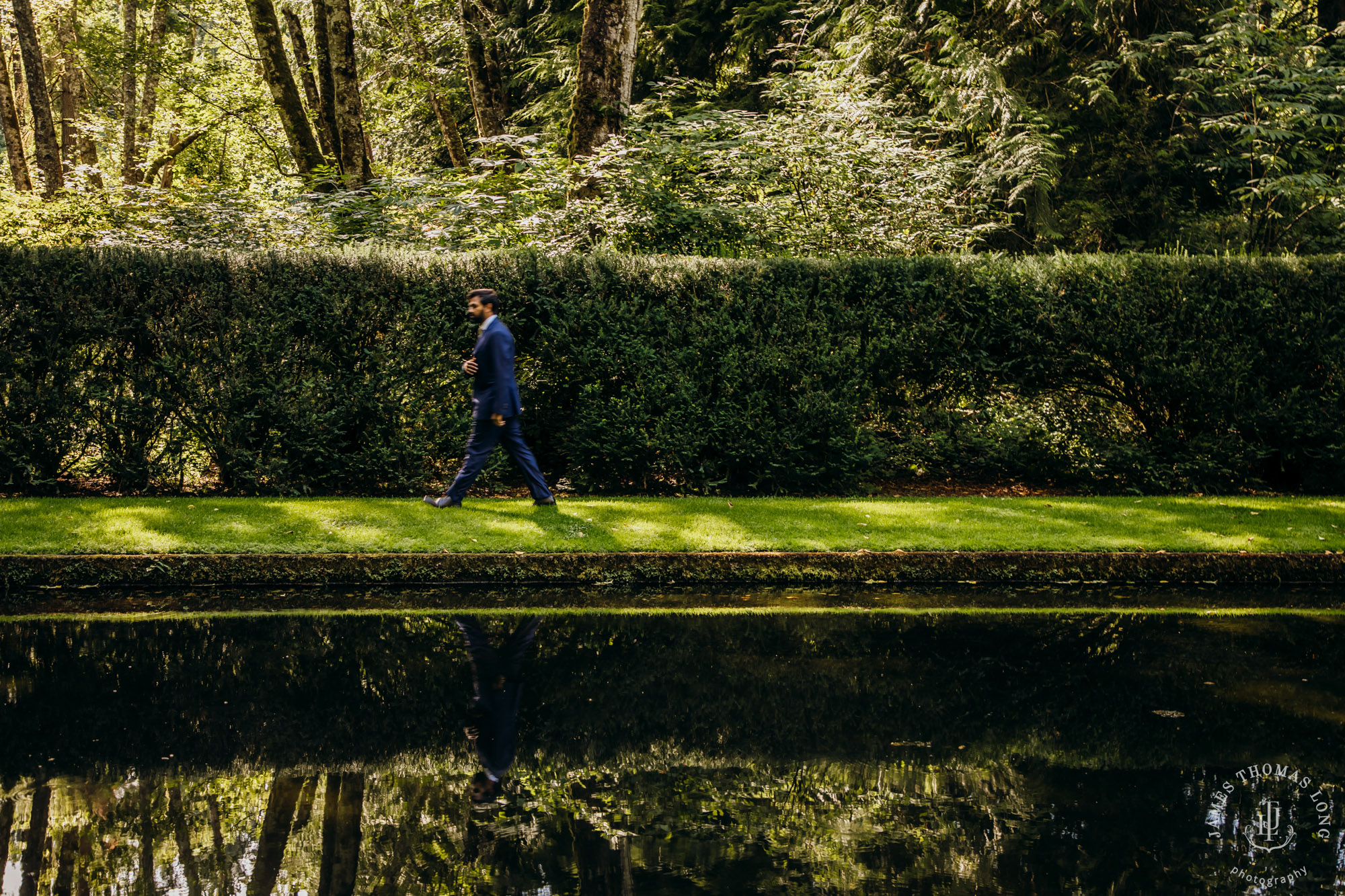 Bloedel Reserve Bainbridge Island wedding by Seattle wedding photographer James Thomas Long Photography