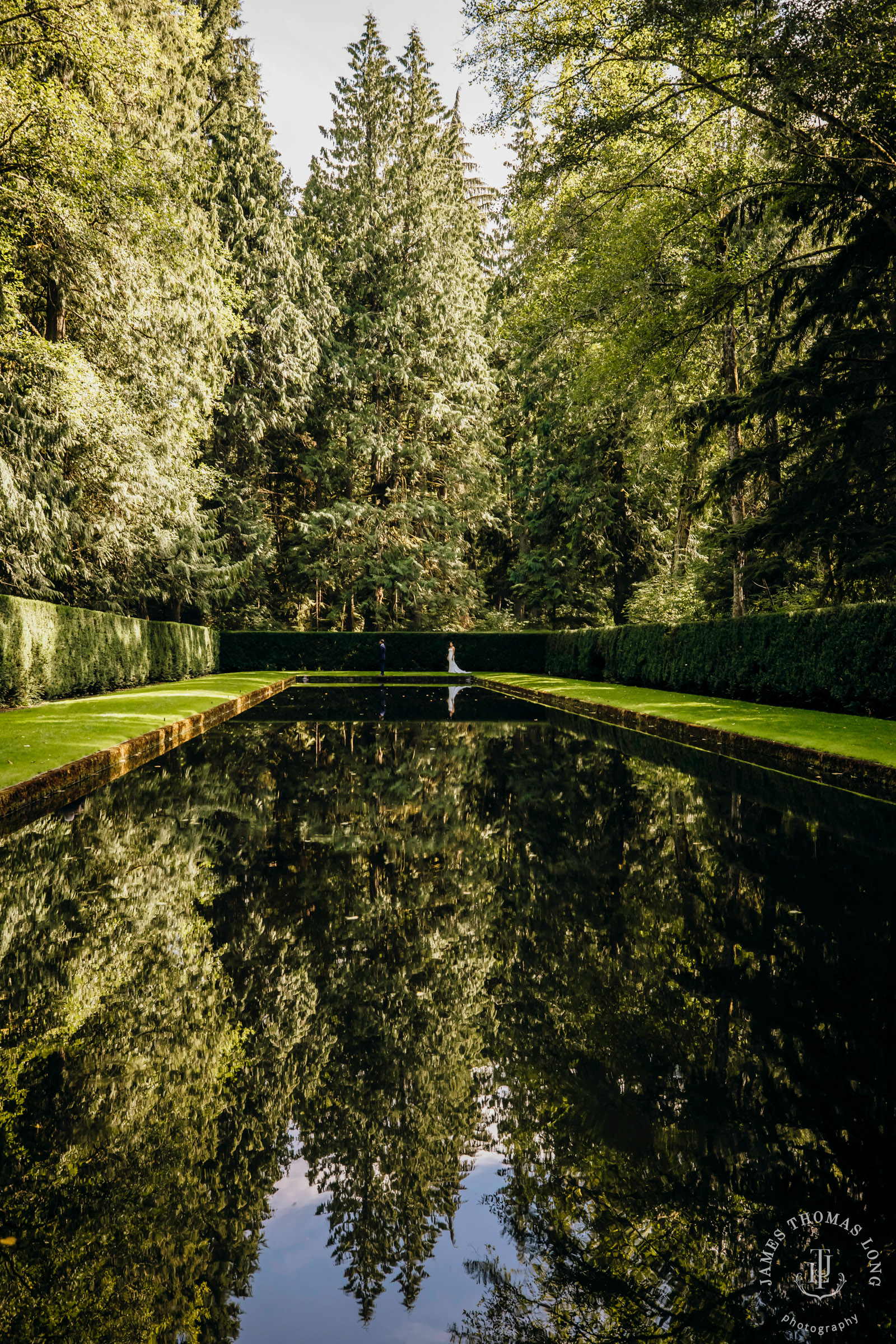 Bloedel Reserve Bainbridge Island wedding by Seattle wedding photographer James Thomas Long Photography