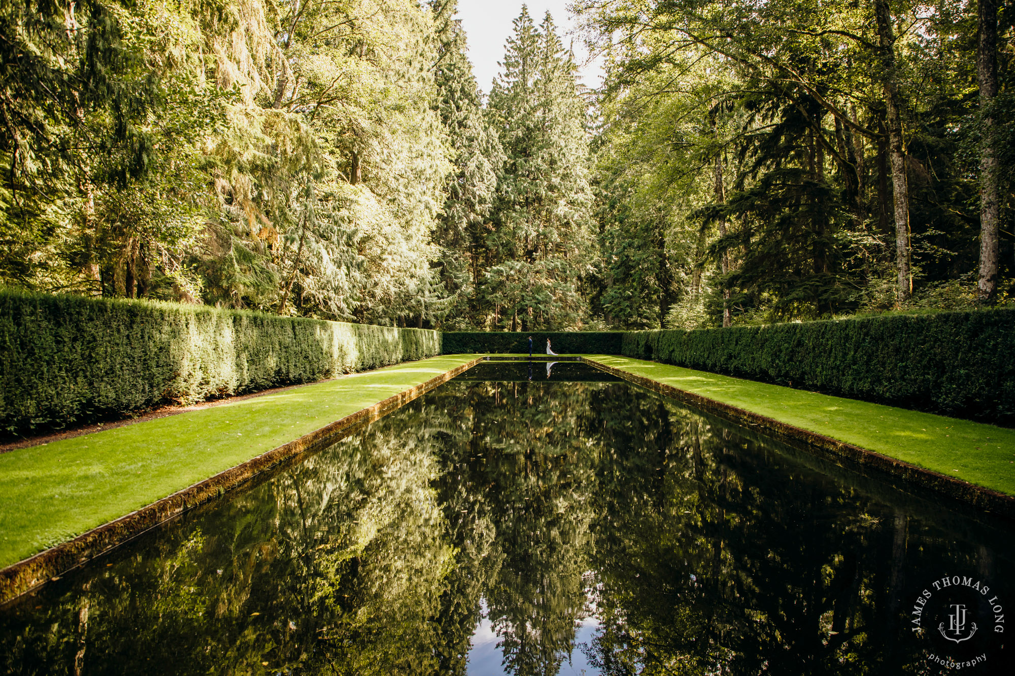 Bloedel Reserve Bainbridge Island wedding by Seattle wedding photographer James Thomas Long Photography