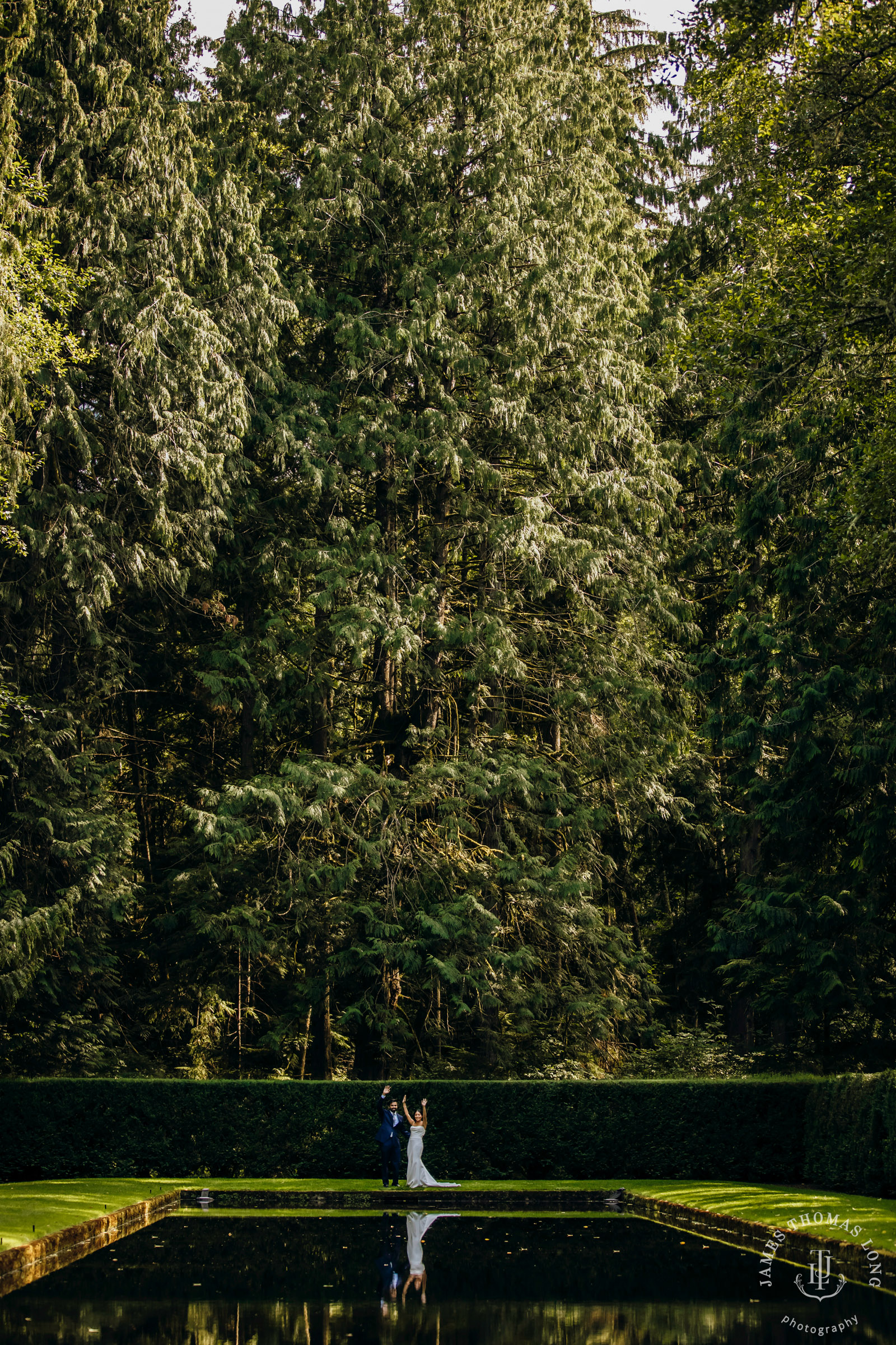 Bloedel Reserve Bainbridge Island wedding by Seattle wedding photographer James Thomas Long Photography