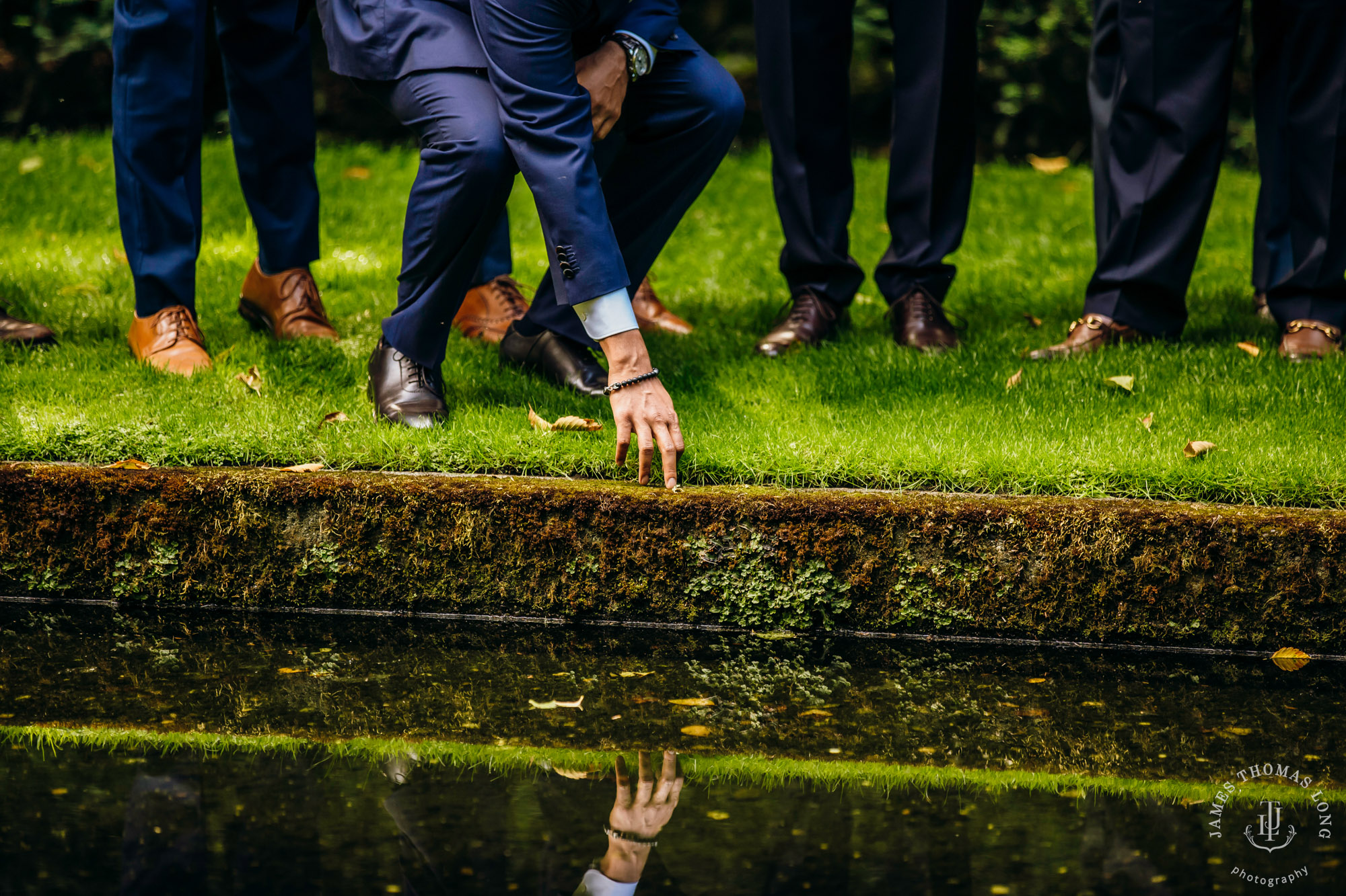 Bloedel Reserve Bainbridge Island wedding by Seattle wedding photographer James Thomas Long Photography