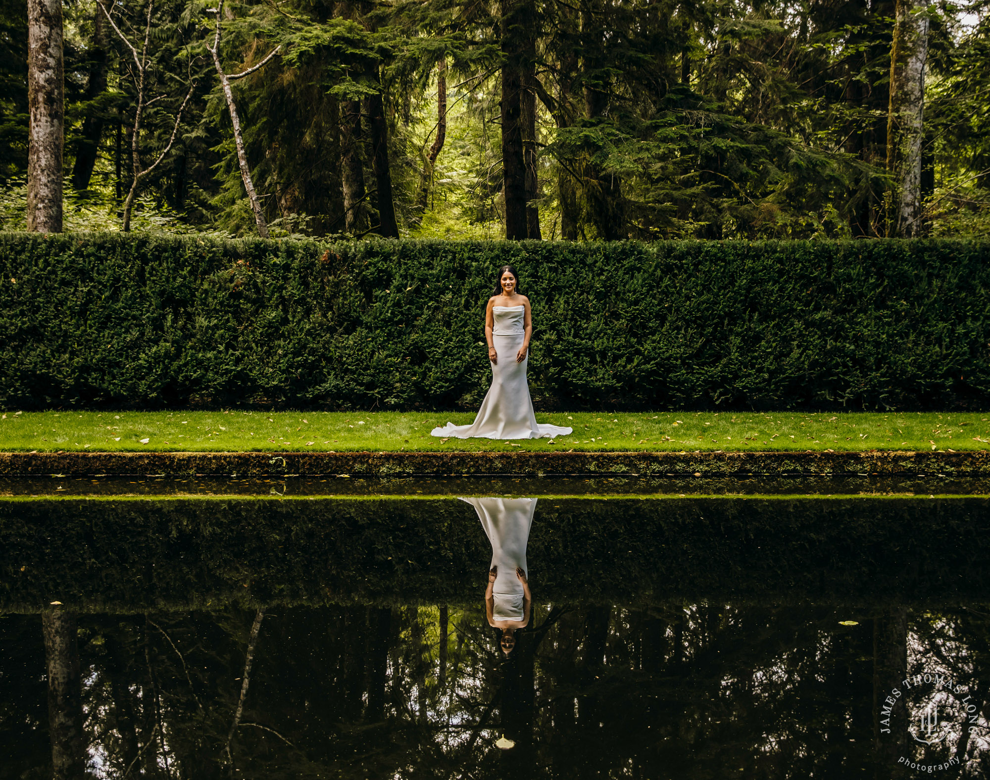 Bloedel Reserve Bainbridge Island wedding by Seattle wedding photographer James Thomas Long Photography