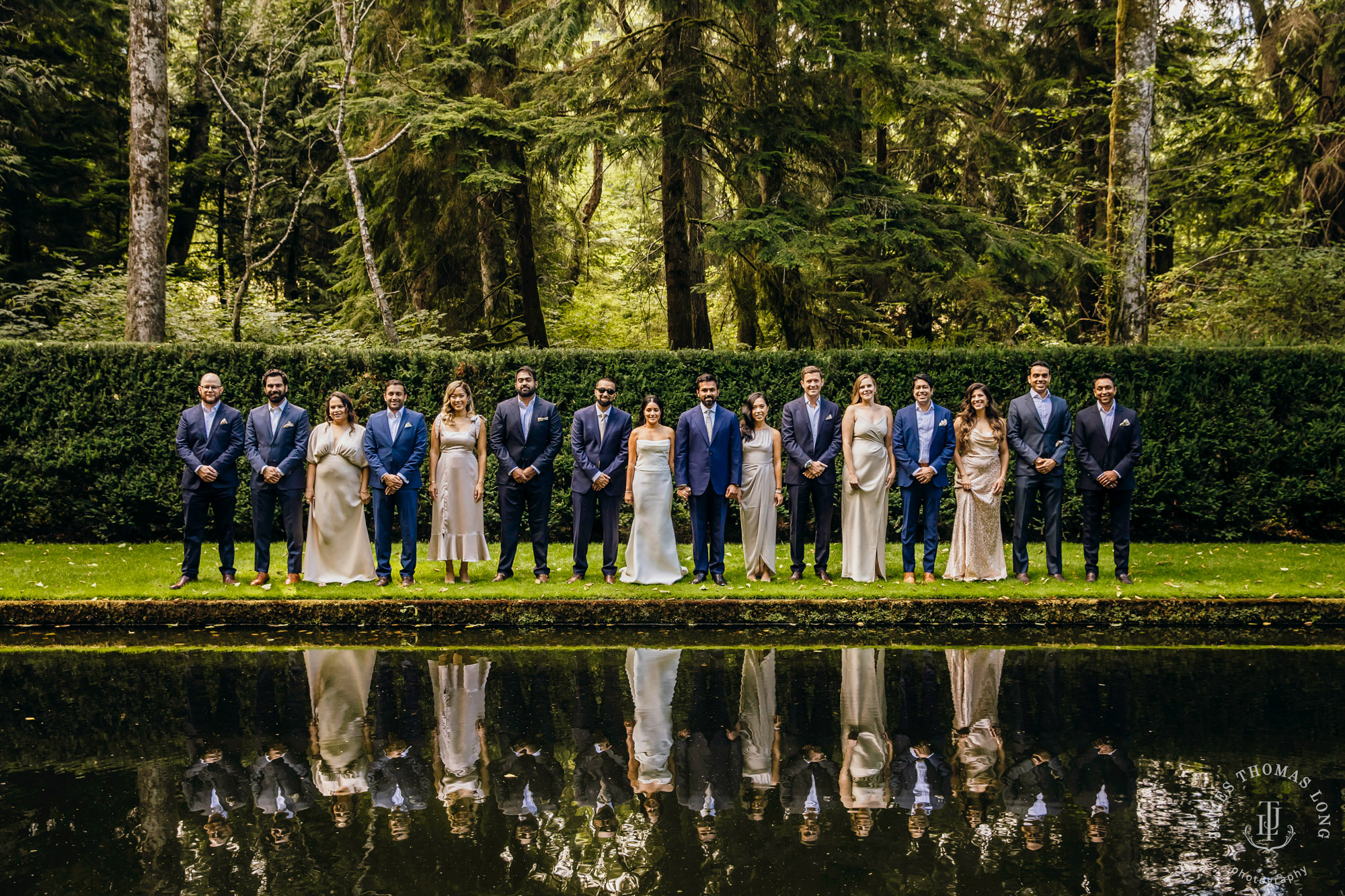 Bloedel Reserve Bainbridge Island wedding by Seattle wedding photographer James Thomas Long Photography