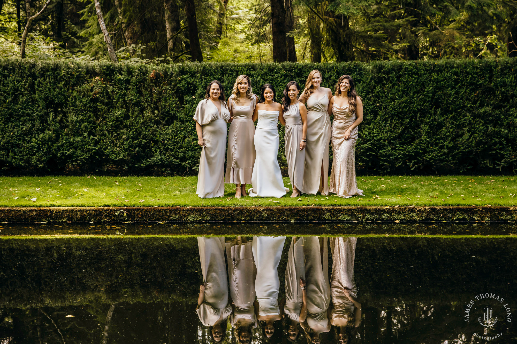 Bloedel Reserve Bainbridge Island wedding by Seattle wedding photographer James Thomas Long Photography