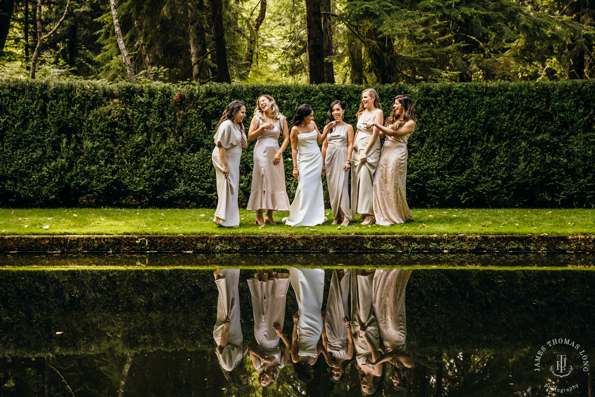 Bloedel Reserve Bainbridge Island wedding by Seattle wedding photographer James Thomas Long Photography