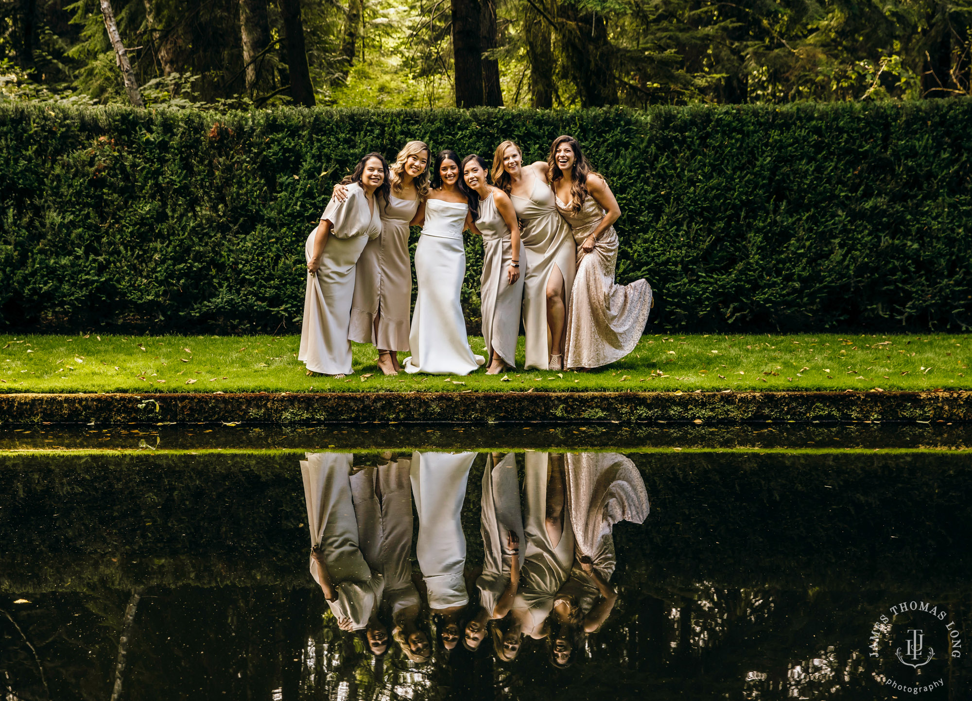 Bloedel Reserve Bainbridge Island wedding by Seattle wedding photographer James Thomas Long Photography