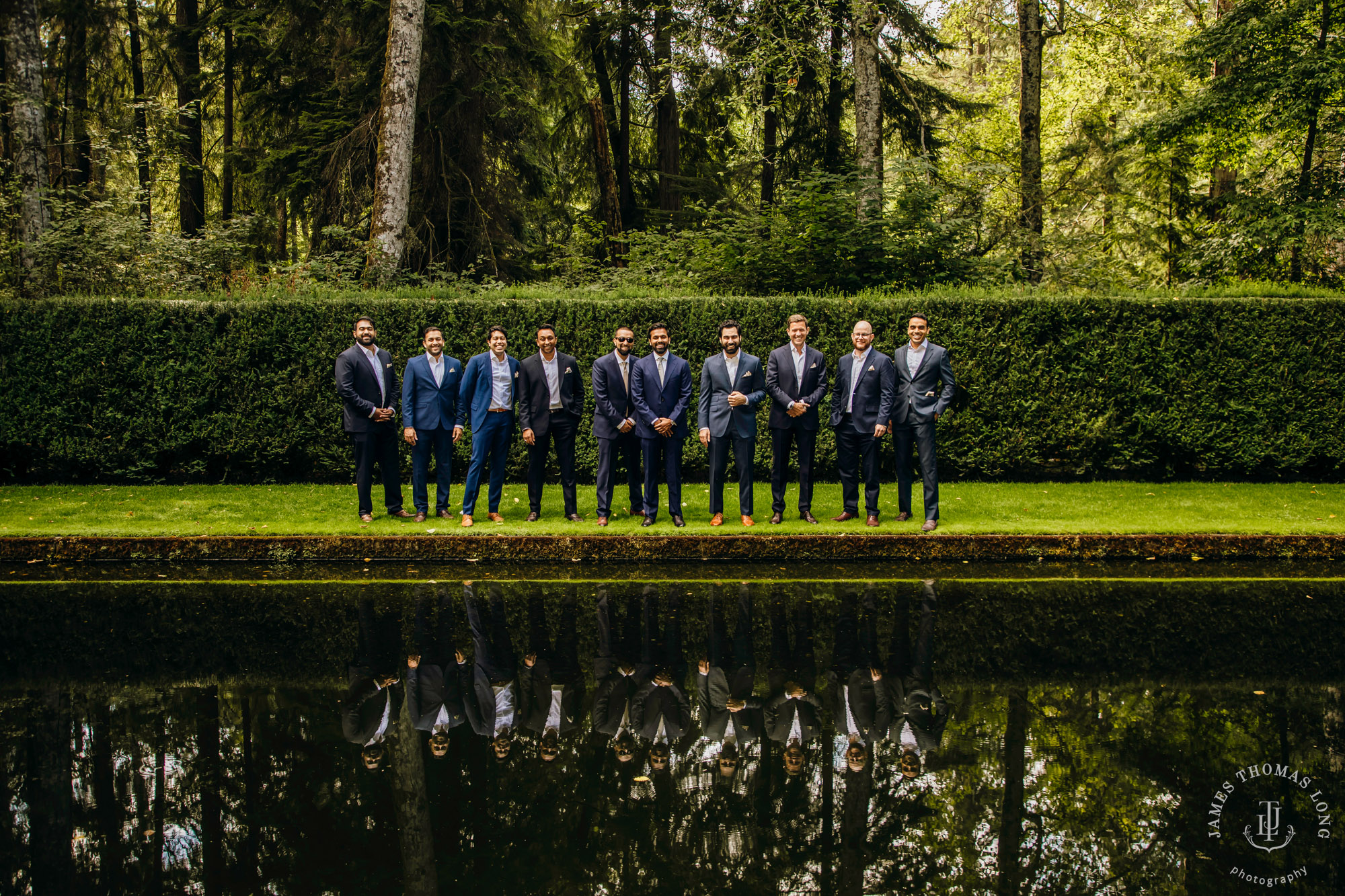 Bloedel Reserve Bainbridge Island wedding by Seattle wedding photographer James Thomas Long Photography