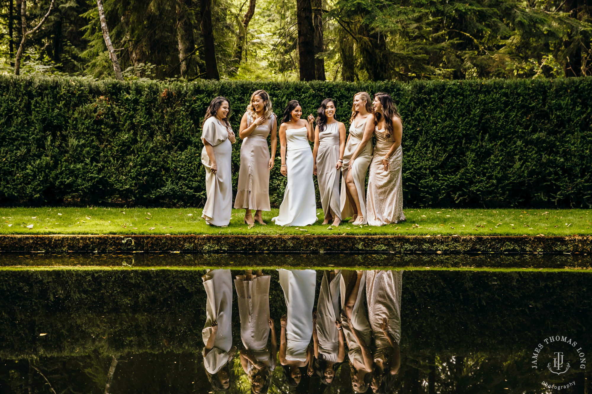 Bloedel Reserve Bainbridge Island wedding by Seattle wedding photographer James Thomas Long Photography