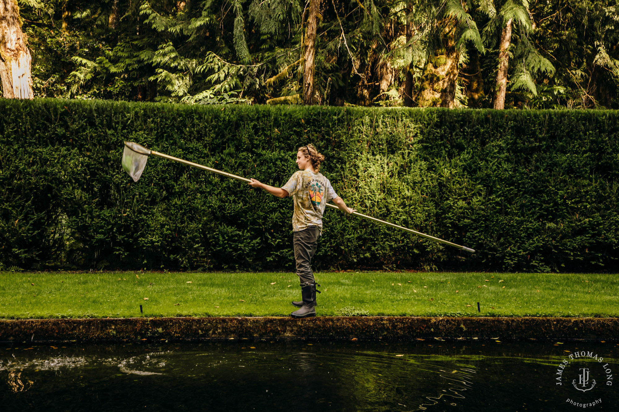 Bloedel Reserve Bainbridge Island wedding by Seattle wedding photographer James Thomas Long Photography