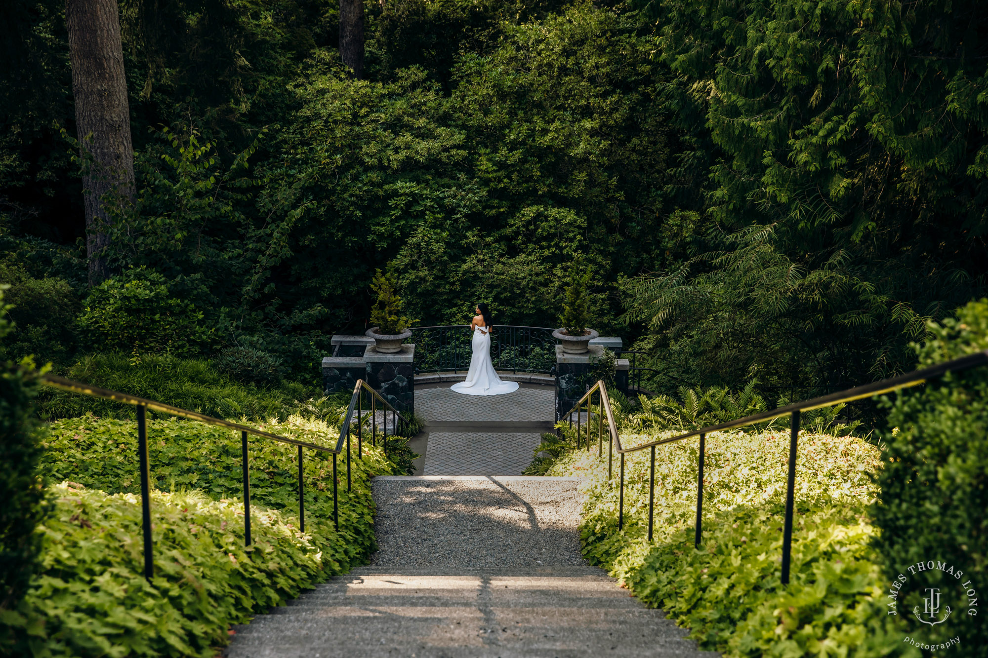 Bloedel Reserve Bainbridge Island wedding by Seattle wedding photographer James Thomas Long Photography