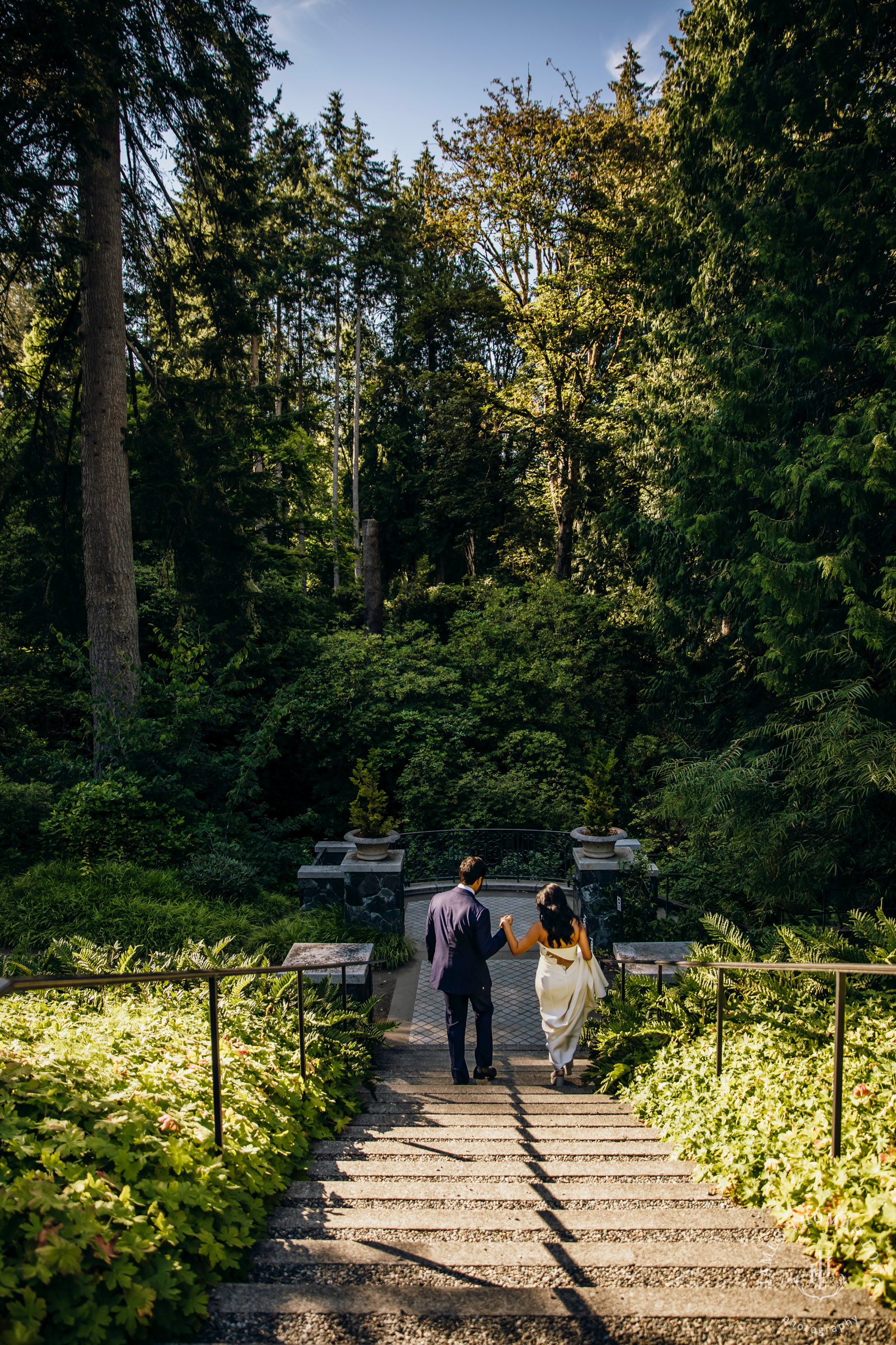 Bloedel Reserve Bainbridge Island wedding by Seattle wedding photographer James Thomas Long Photography