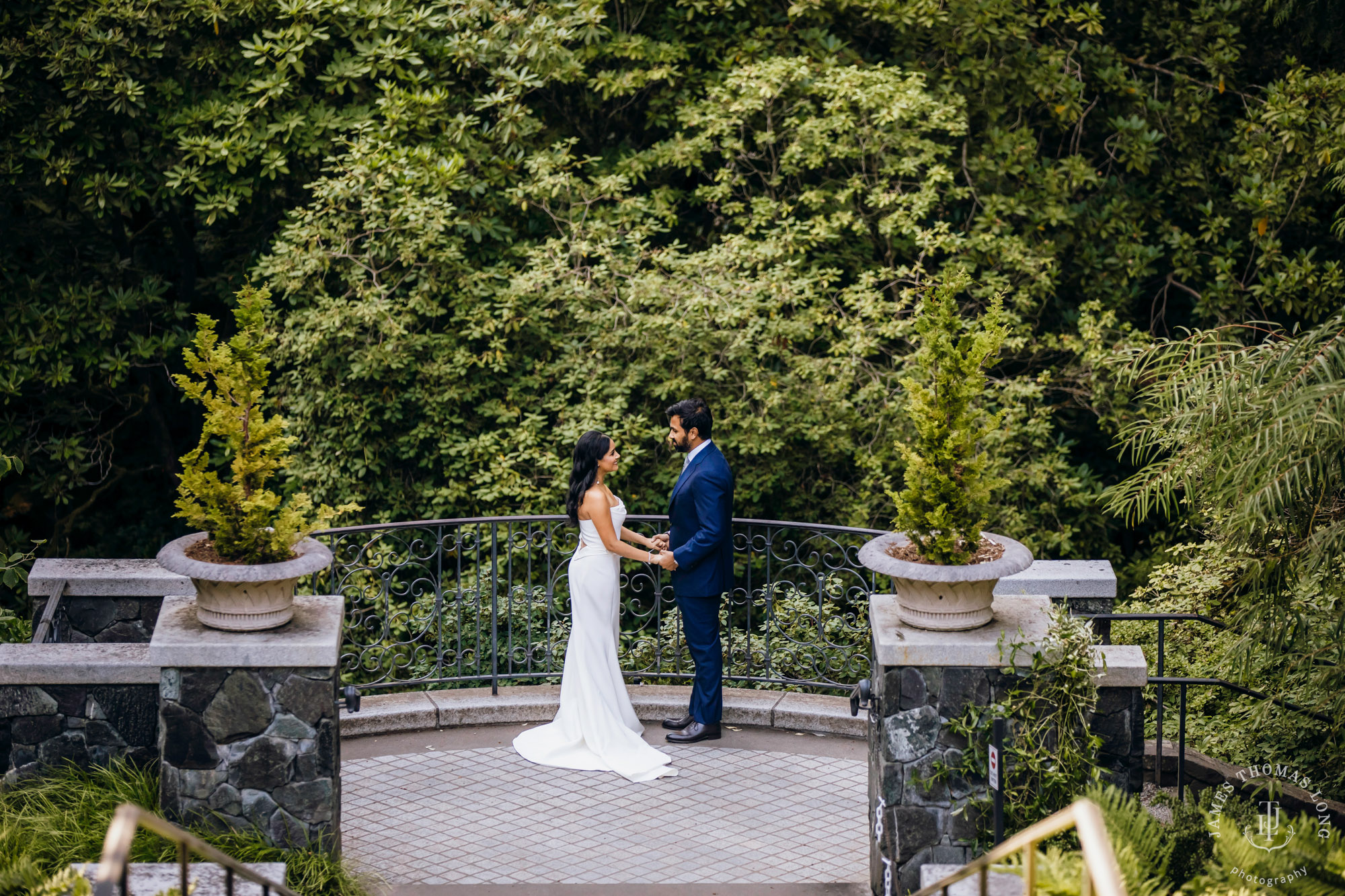 Bloedel Reserve Bainbridge Island wedding by Seattle wedding photographer James Thomas Long Photography