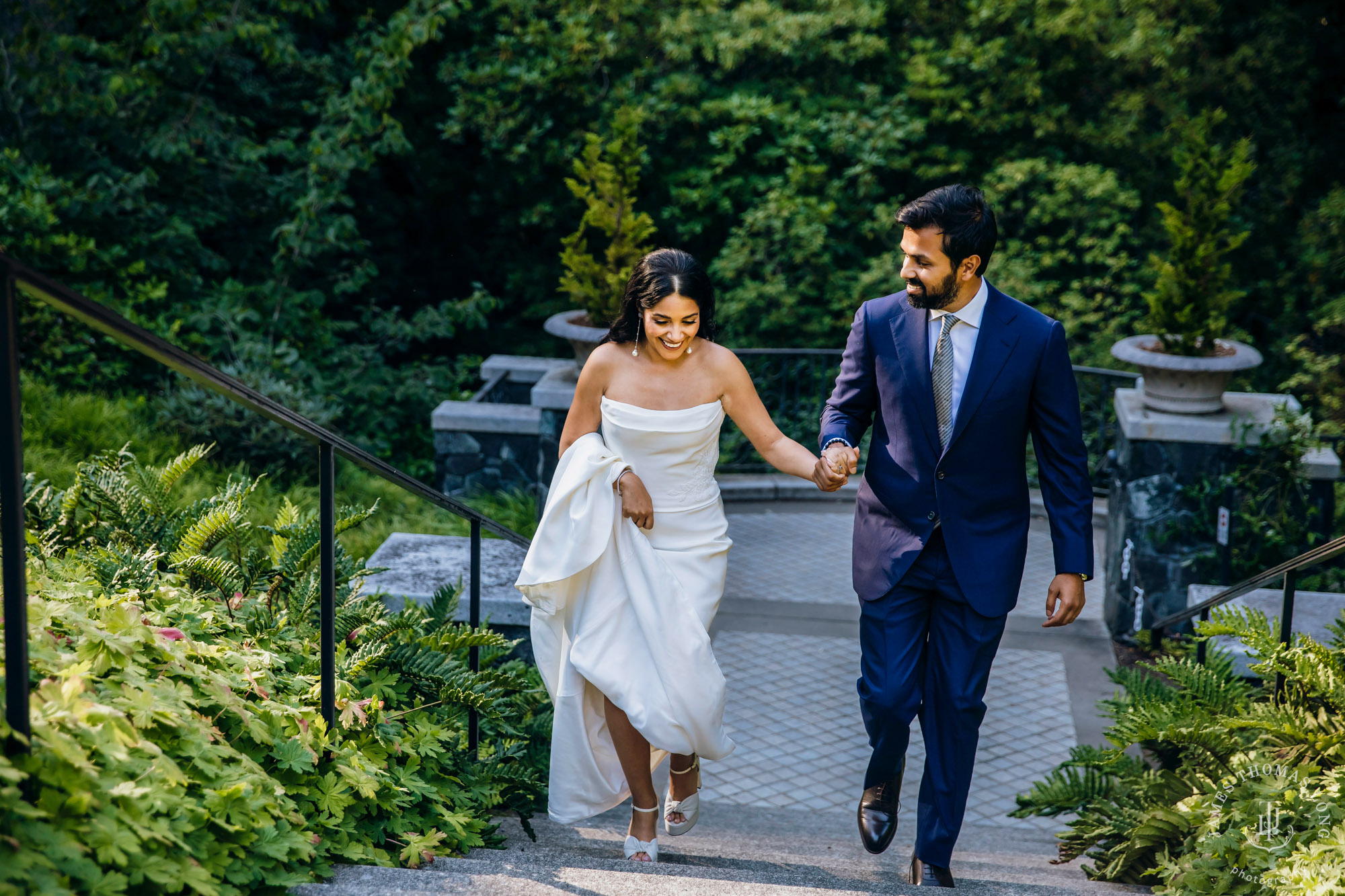 Bloedel Reserve Bainbridge Island wedding by Seattle wedding photographer James Thomas Long Photography