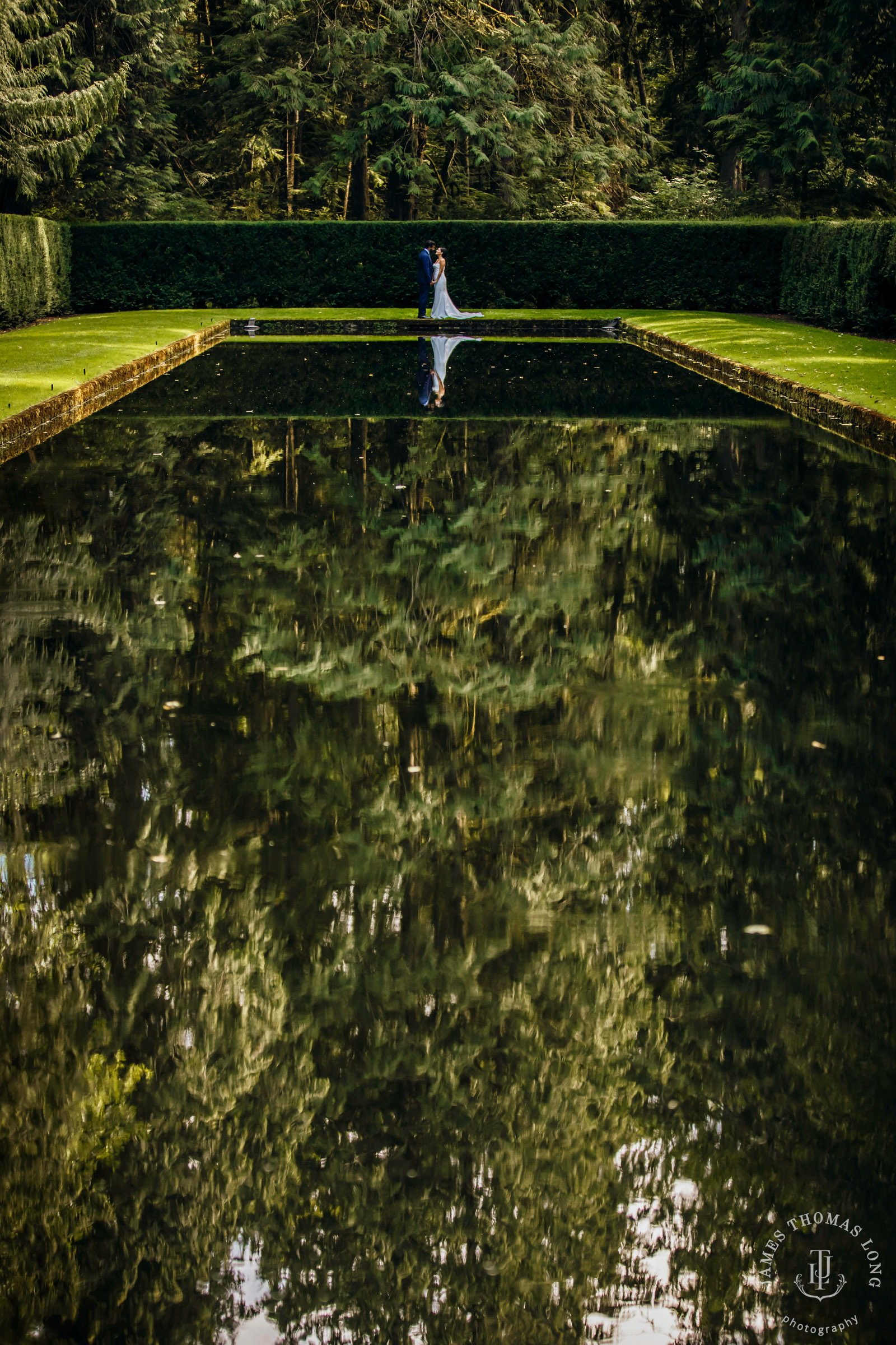 Bloedel Reserve Bainbridge Island wedding by Seattle wedding photographer James Thomas Long Photography