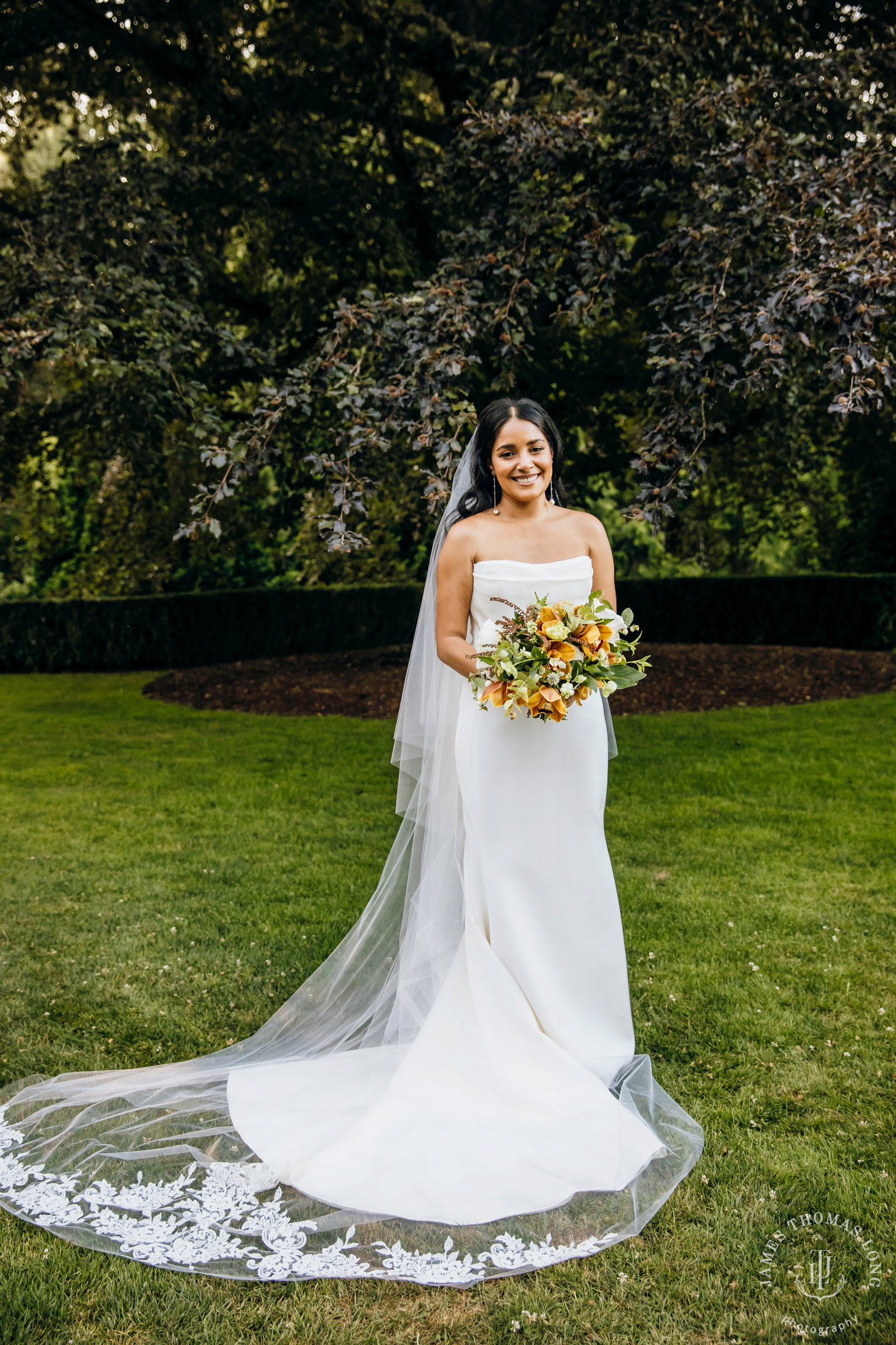 Bloedel Reserve Bainbridge Island wedding by Seattle wedding photographer James Thomas Long Photography