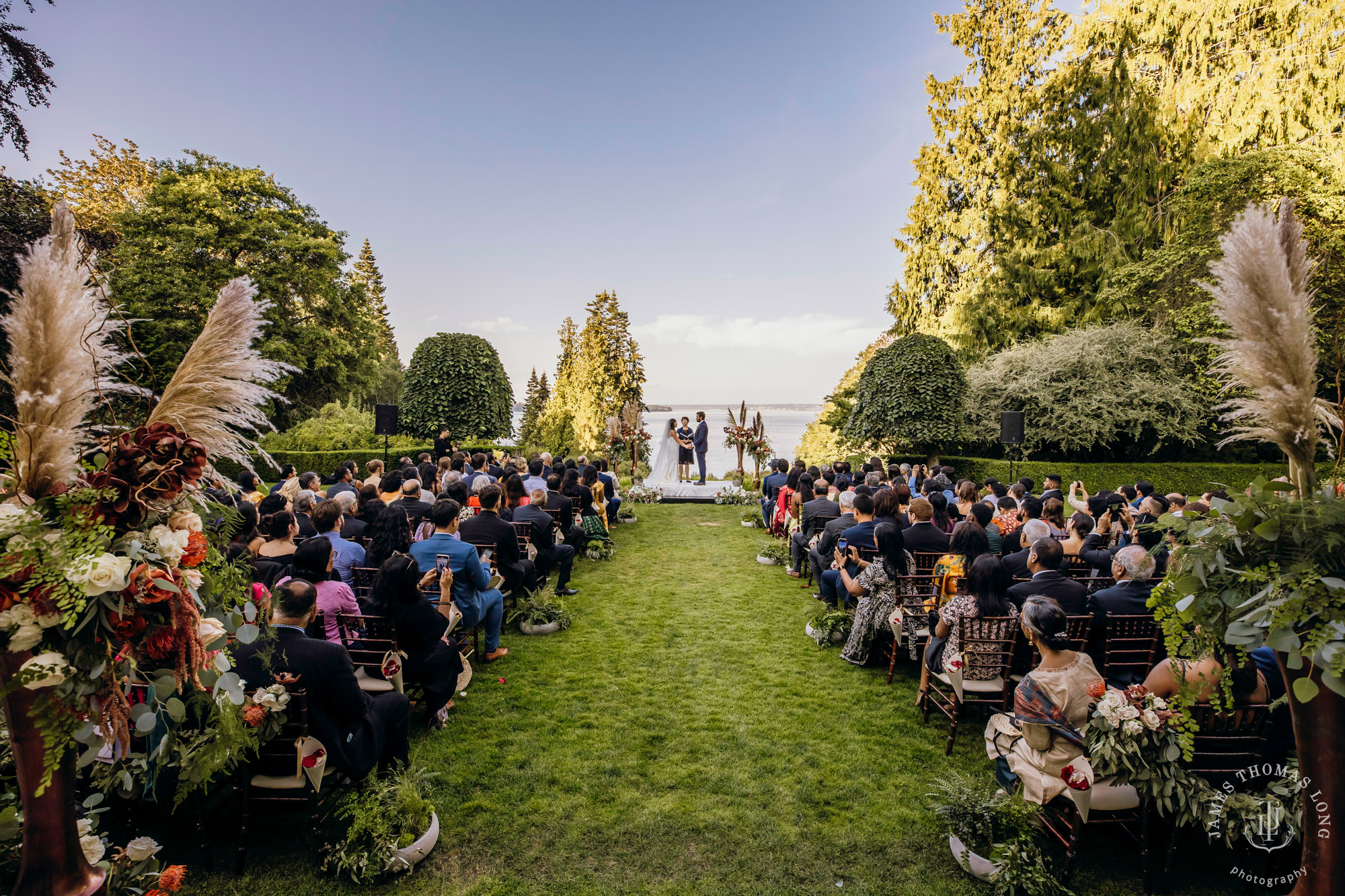 Bloedel Reserve Bainbridge Island wedding by Seattle wedding photographer James Thomas Long Photography