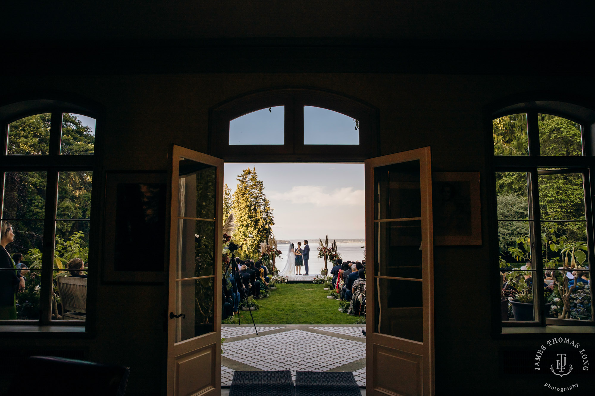 Bloedel Reserve Bainbridge Island wedding by Seattle wedding photographer James Thomas Long Photography