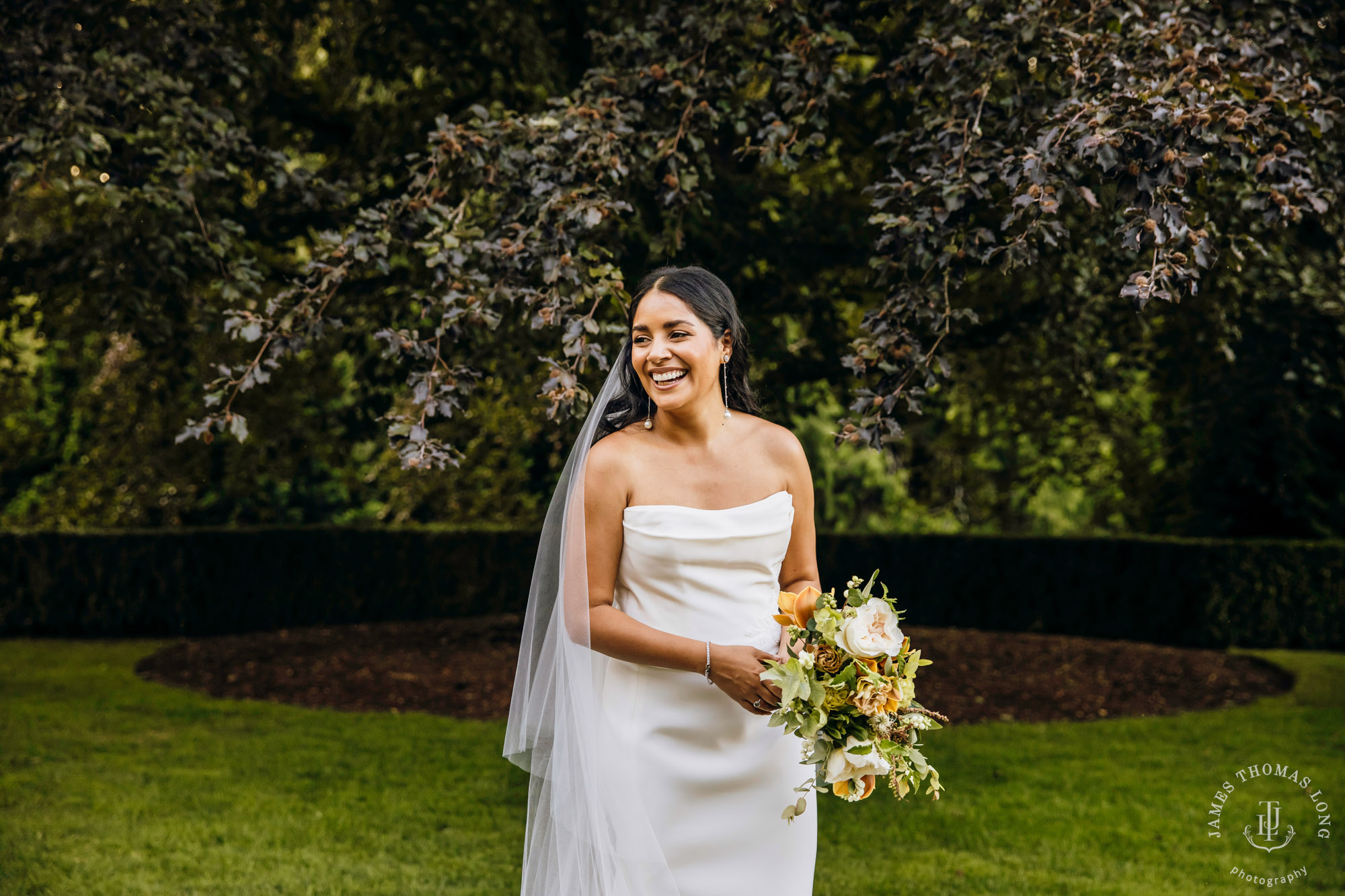 Bloedel Reserve Bainbridge Island wedding by Seattle wedding photographer James Thomas Long Photography